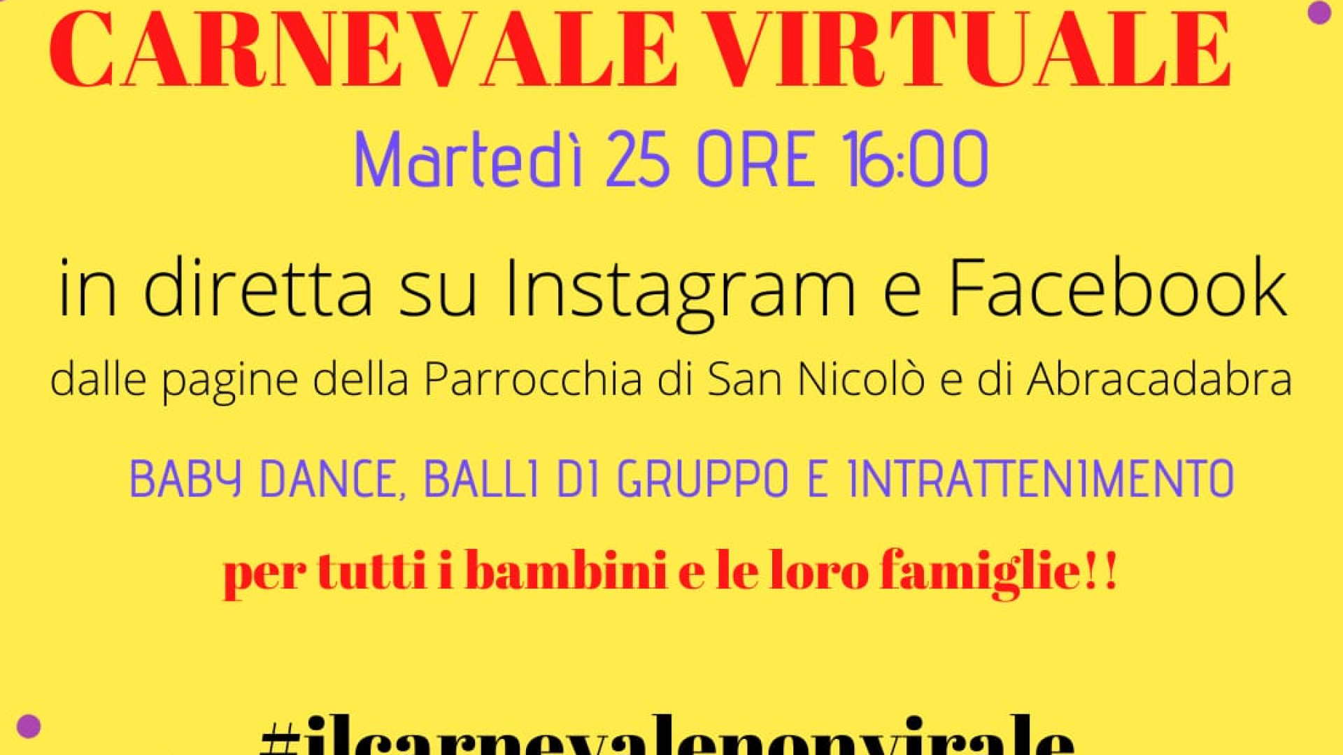 Il curioso carnevale virtuale di San Nicolò: "Così combattiamo la paura"
