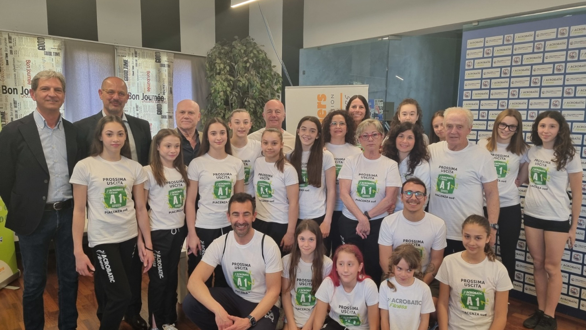 Ginnastica artistica, il team di Acrobatic conquista la Serie A1 con due piacentine