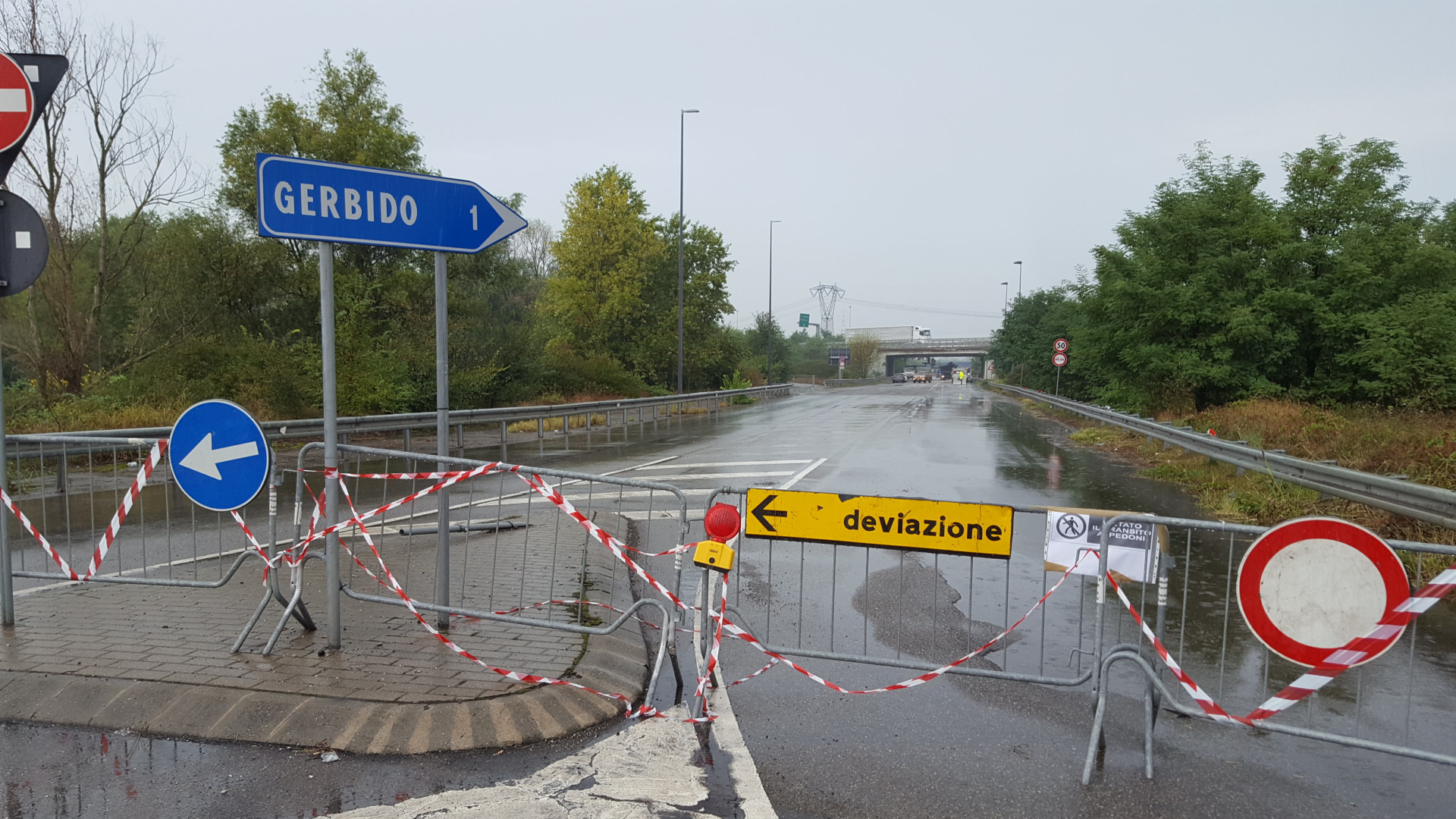 Dopo la messa in sicurezza del viadotto sull'A21, oggi riapre al transito via Leccacorvi