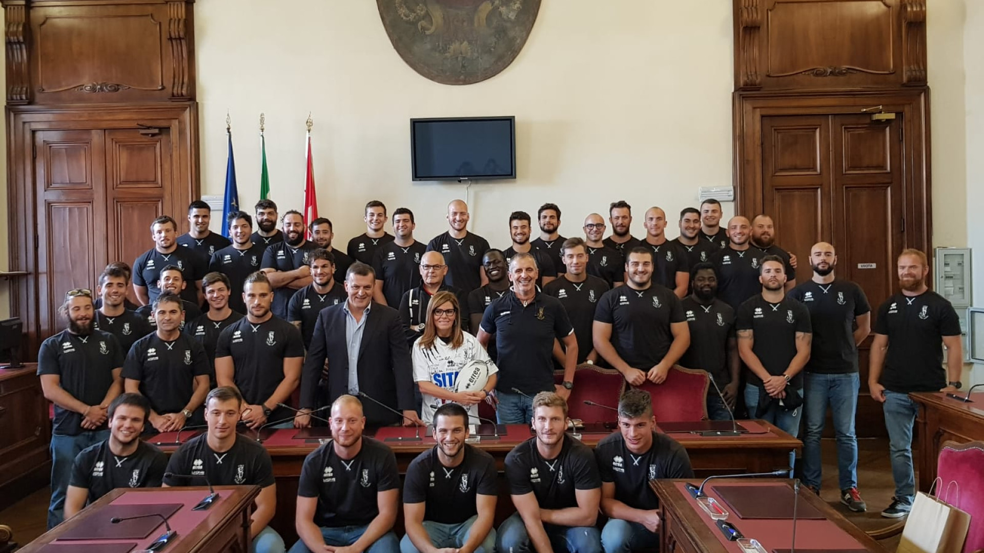 Lyons accolti in Municipio. Nel frattempo prosegue la preparazione