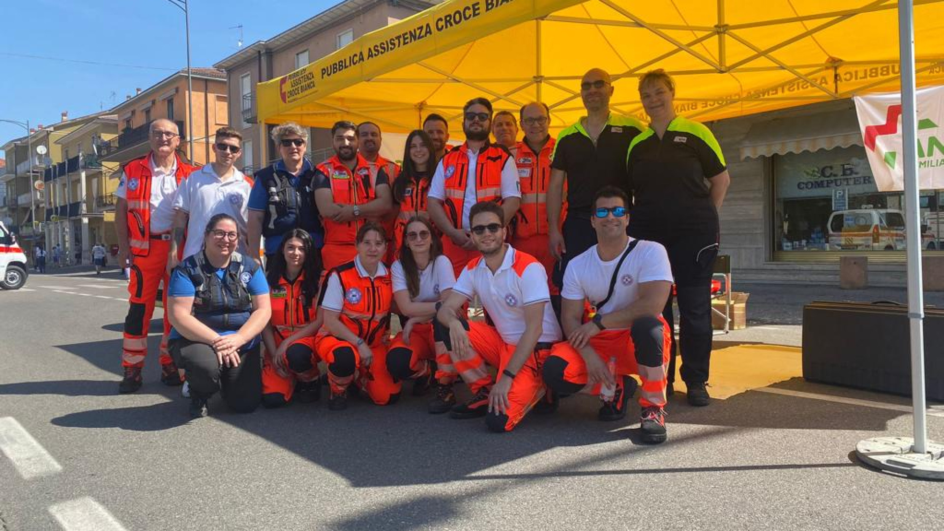 Feriti dopo l'incidente stradale, simulazione a "SoccorriAmo San Giorgio"