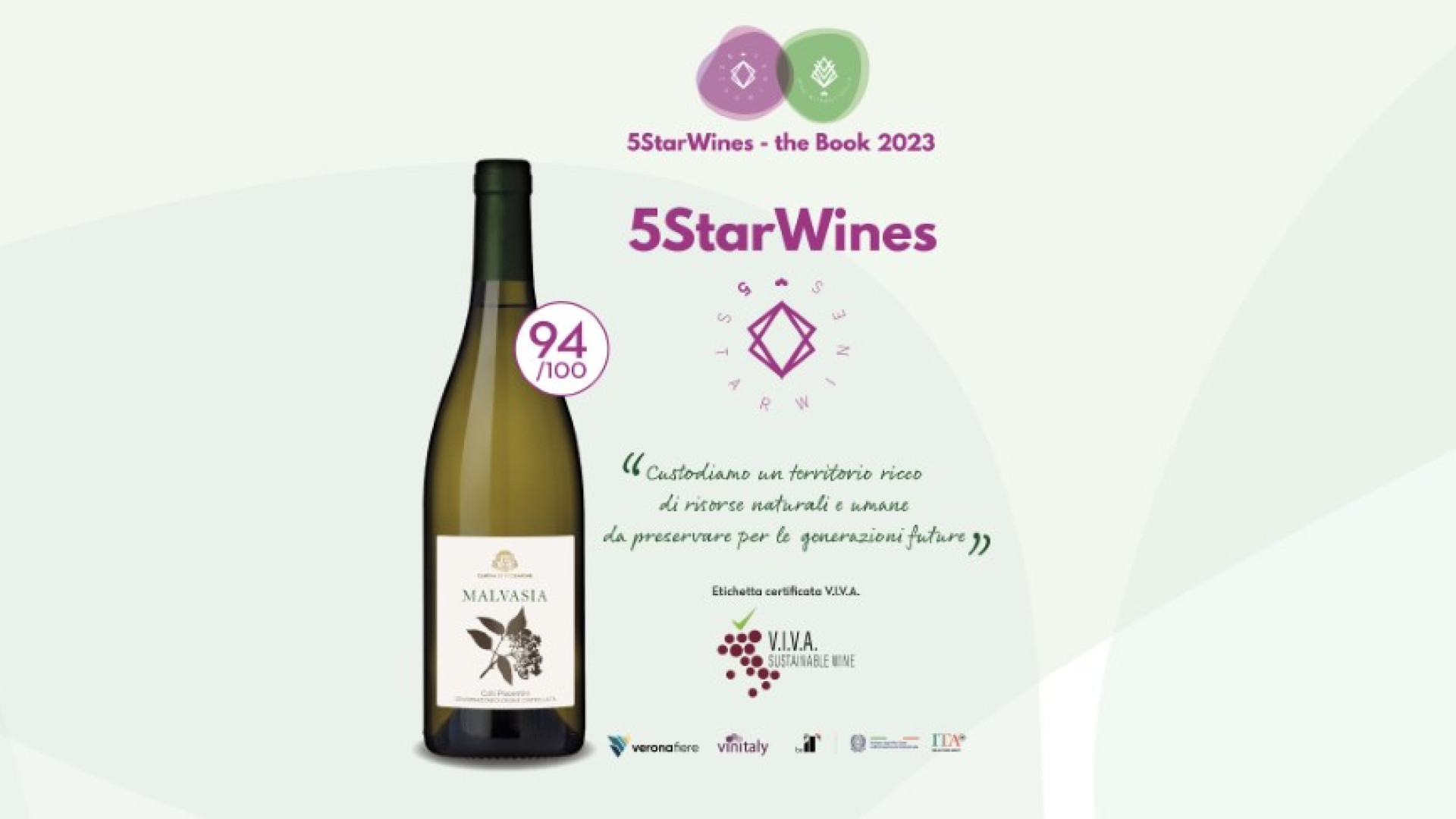 Cantina di Vicobarone: il concorso di Vinitaly premia la "Malvasia Sostenibile"