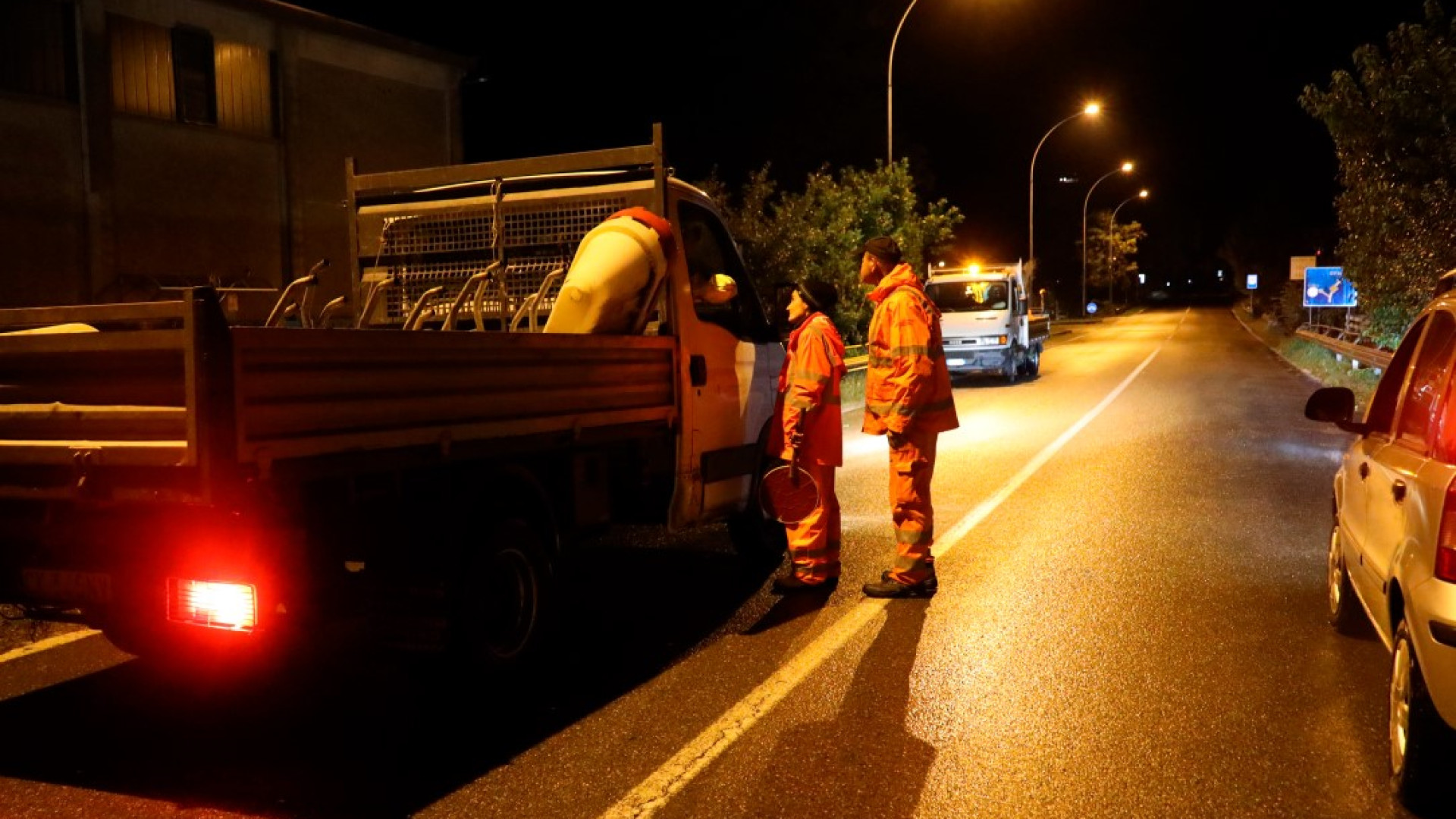 Statale 45 chiusa, presidio tutta la notte. Problemi sulla alternativa di Carana