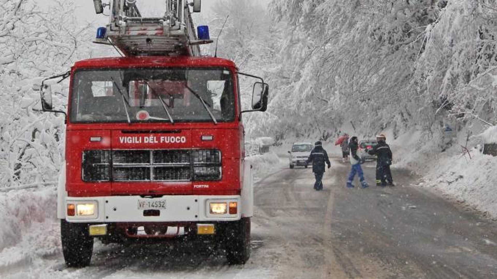 Emergenza neve nel bellunese: partiti anche i vigili del fuoco piacentini