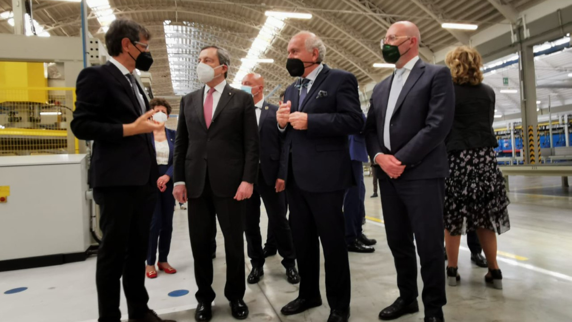 Il premier Draghi in Emilia. Bonaccini: "Con le imprese patto per la rinascita"