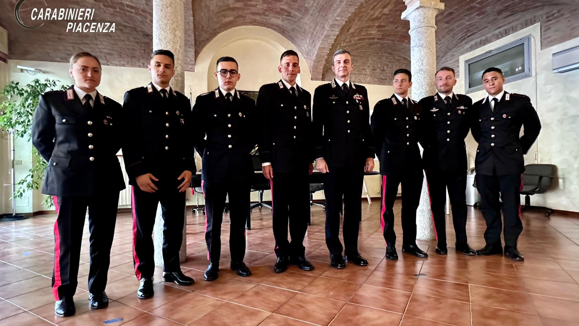 Arma del Carabinieri, sette giovani nuovi marescialli per Piacenza e provincia