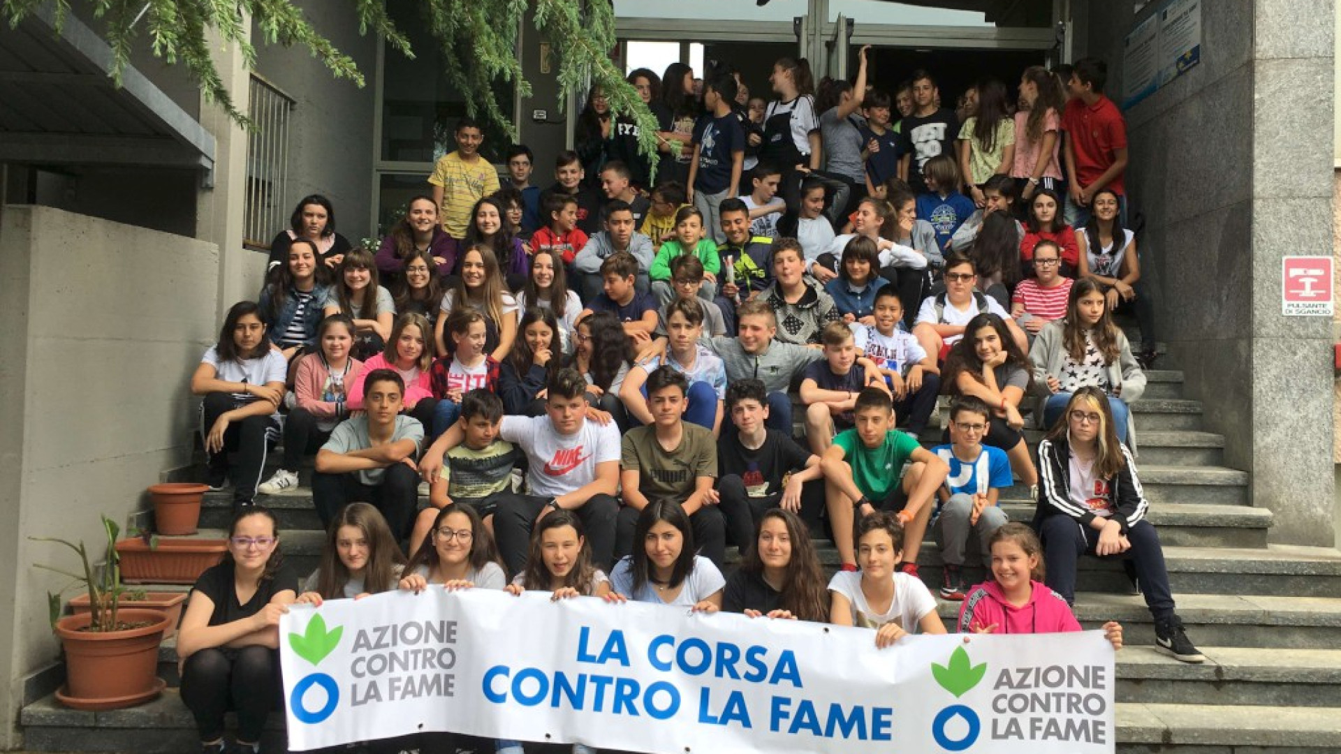 Corsa contro la Fame, a San Nicolò azione solidale degli studenti delle medie