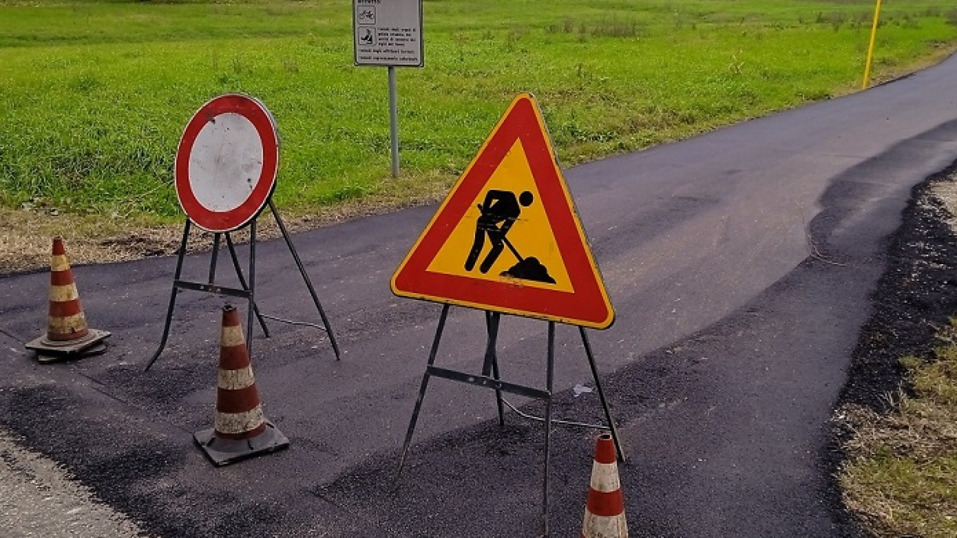 Castello, partito il cantiere per riasfaltare la pista ciclopedonale della logistica