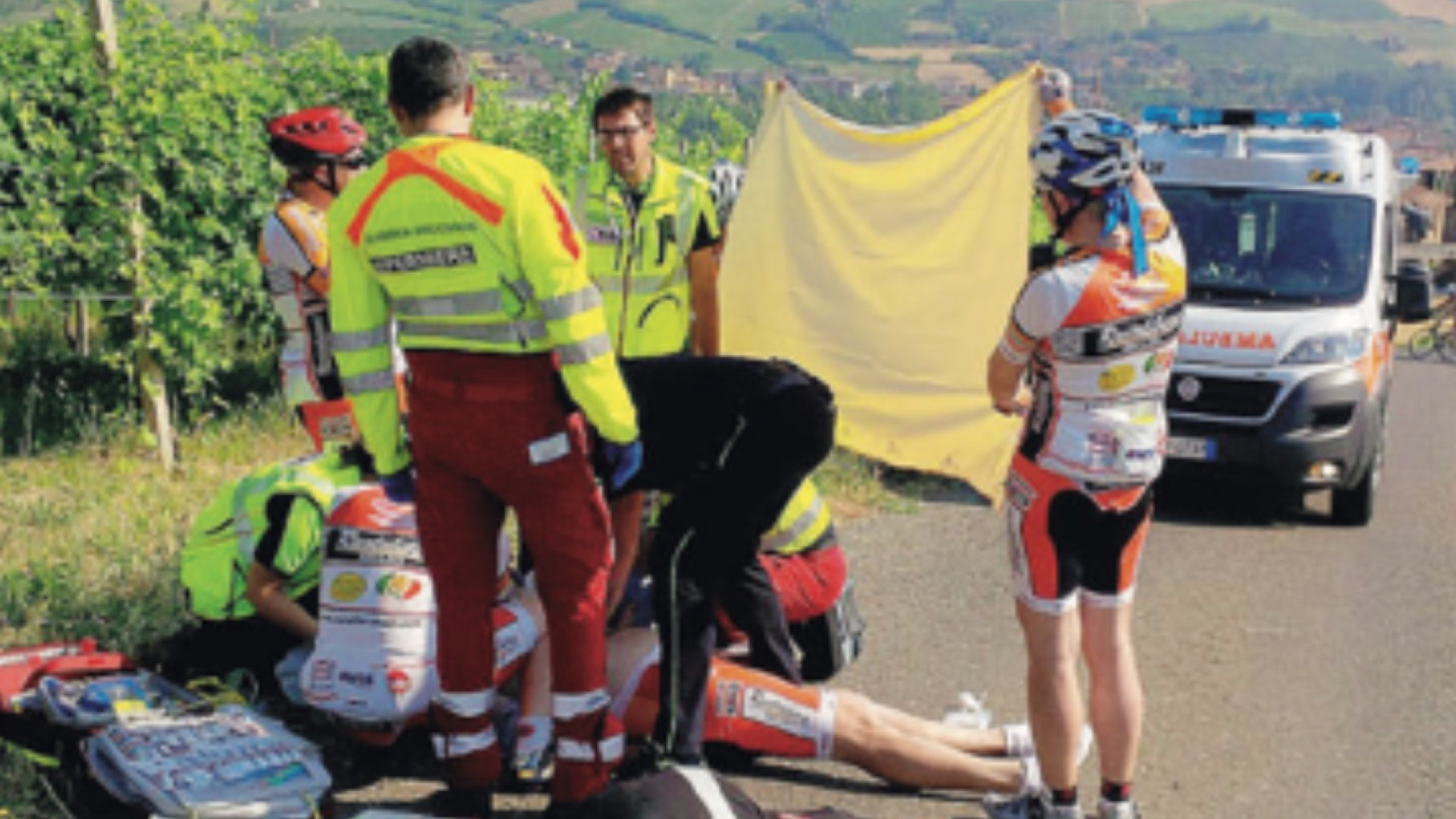 La gita in bici nel Piacentino si trasforma in tragedia: malore fatale per un 61enne di Melzo