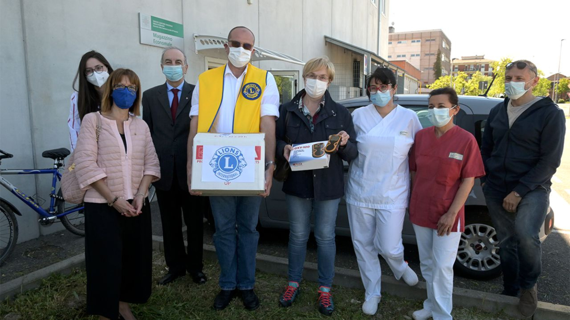 Solidarietà dai Lions Club di Piacenza e Lodi: donati 10 saturimetri alle Usca