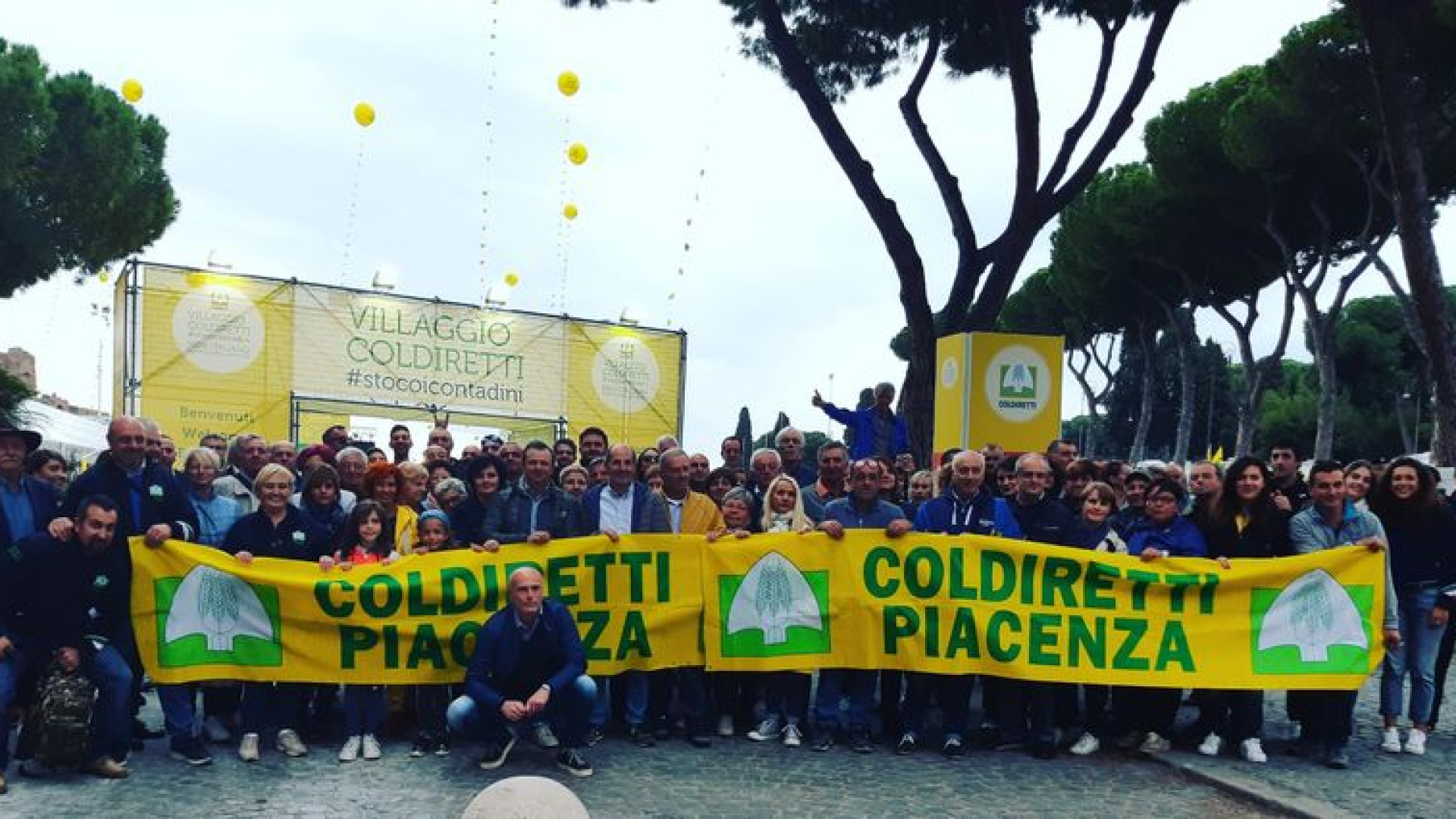 Villaggio contadino di Coldiretti a Roma: un centinaio i piacentini presenti