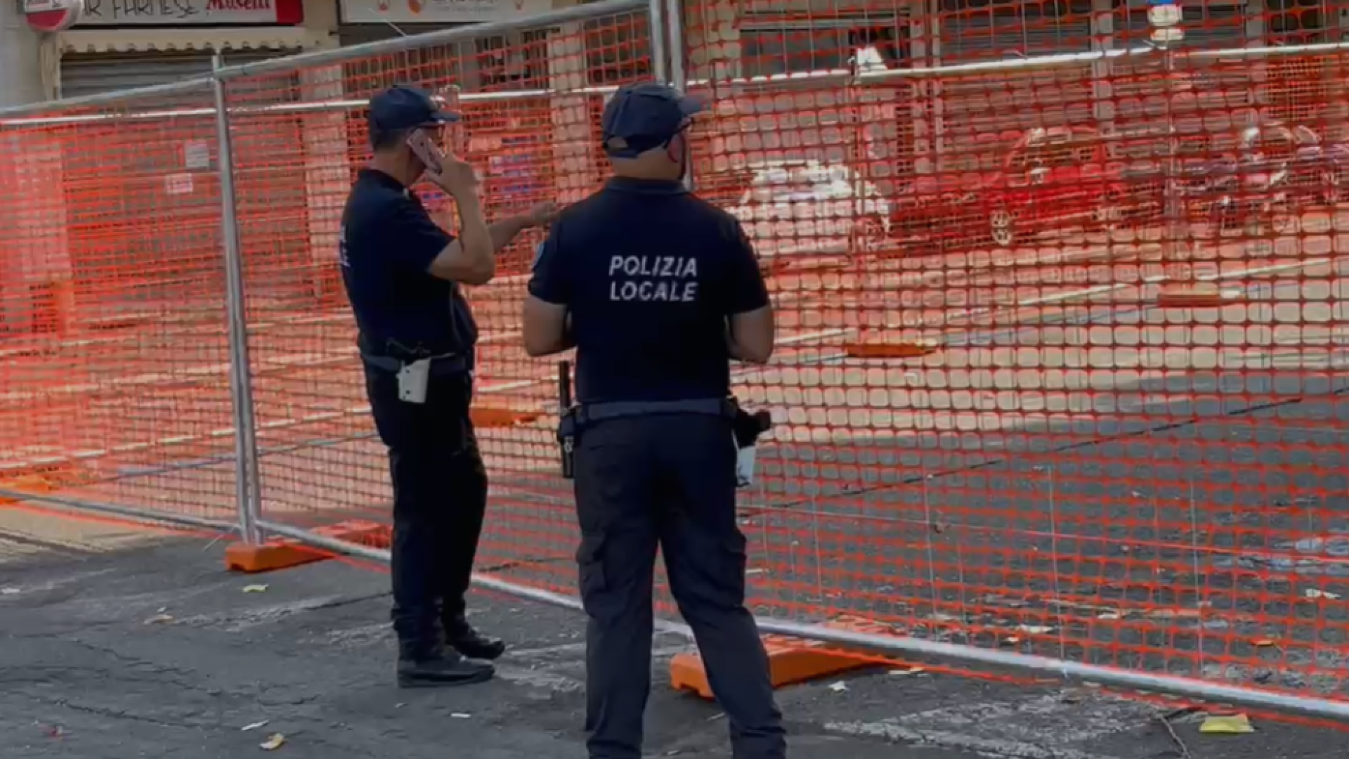 Cantiere in piazza Cittadella, verifiche di polizia locale e ispettorato del lavoro