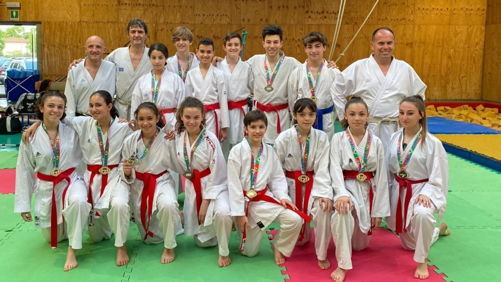 Il Karate Piacenza Farnesiana fa ritorno dalla Coppa Italia Csen con 13 medaglie