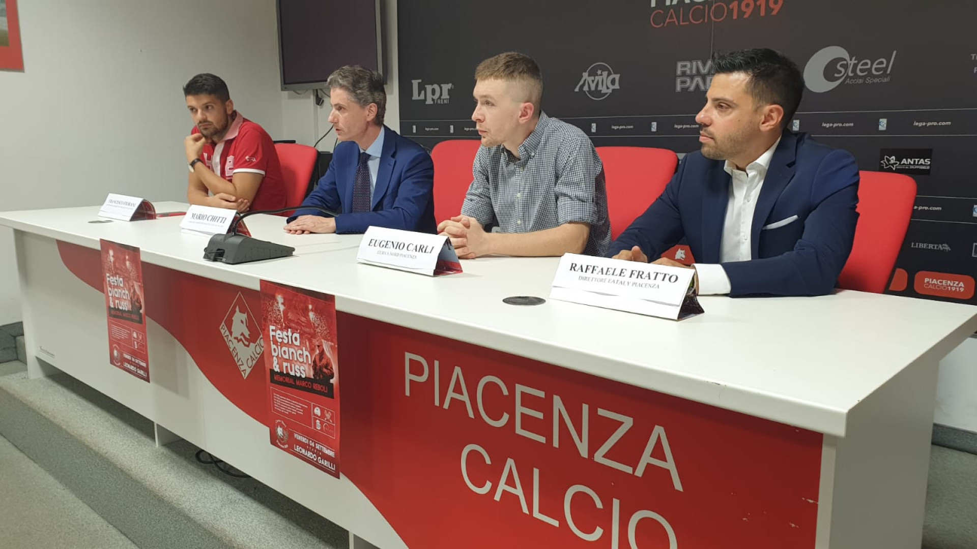 Anche Di Francesco e Hubner in campo alla festa del Piace "Bianch e Russ"