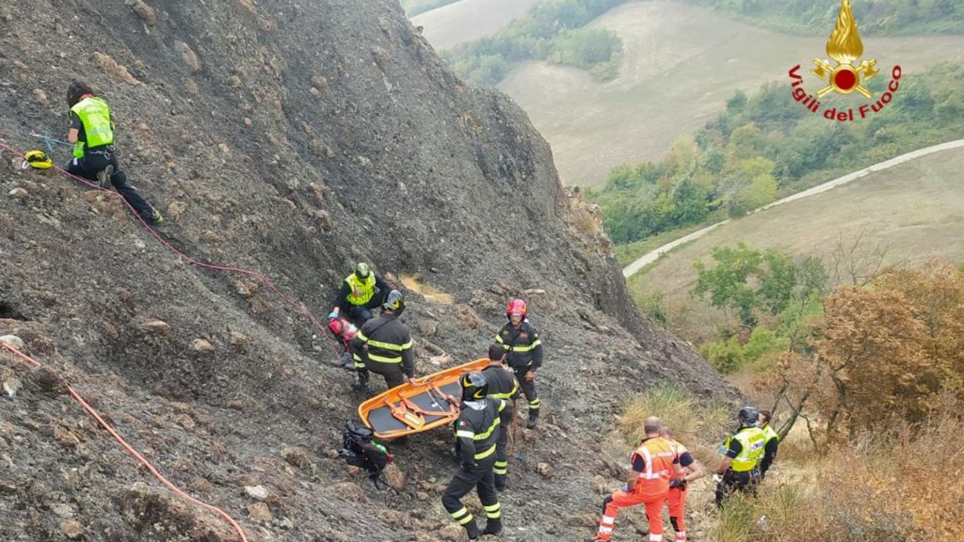 Cade dalla parete della Perduca, un 62enne al pronto soccorso