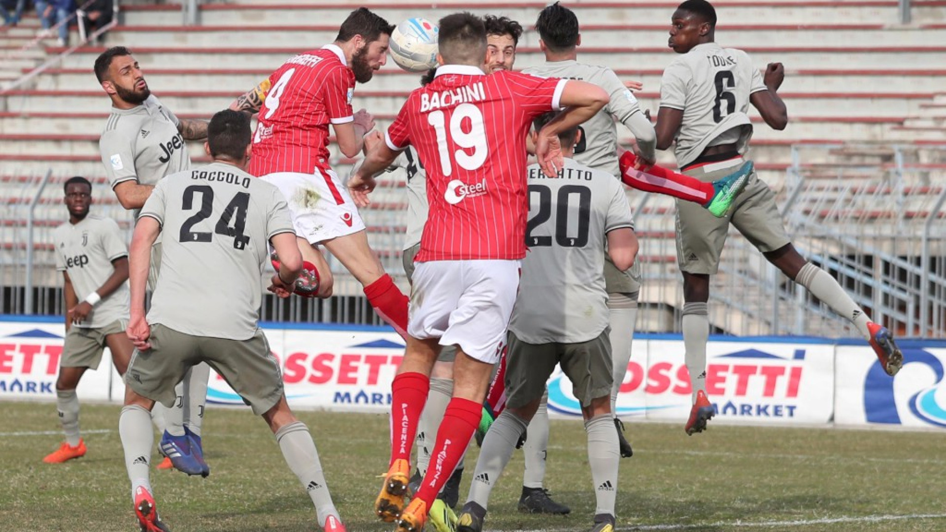 Coppa Italia: il 18 dicembre arriva a Piacenza la Juventus Under 23