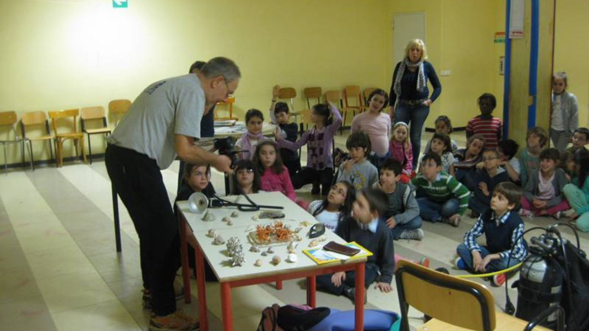 "Alla scoperta dei fondali marini", la scuola di immersione Piacenza alla Pezzani