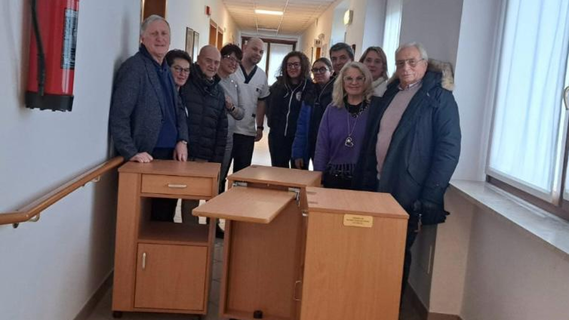 Nuovi mobili per l'Hospice di Borgonovo, donazione frutto della serata "Note di Stelle"