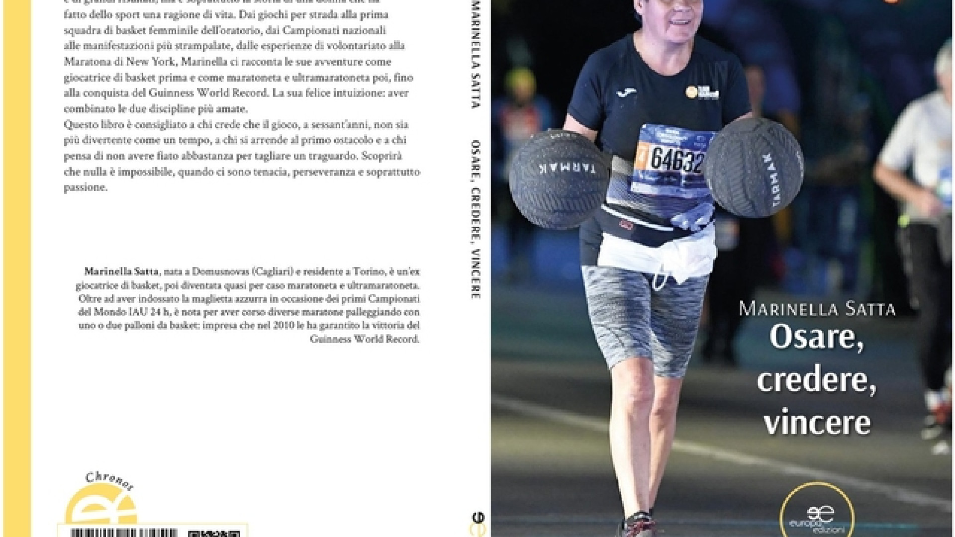 "Osare, credere, vincere", la storia di un'atleta da record che non smette mai di divertirsi