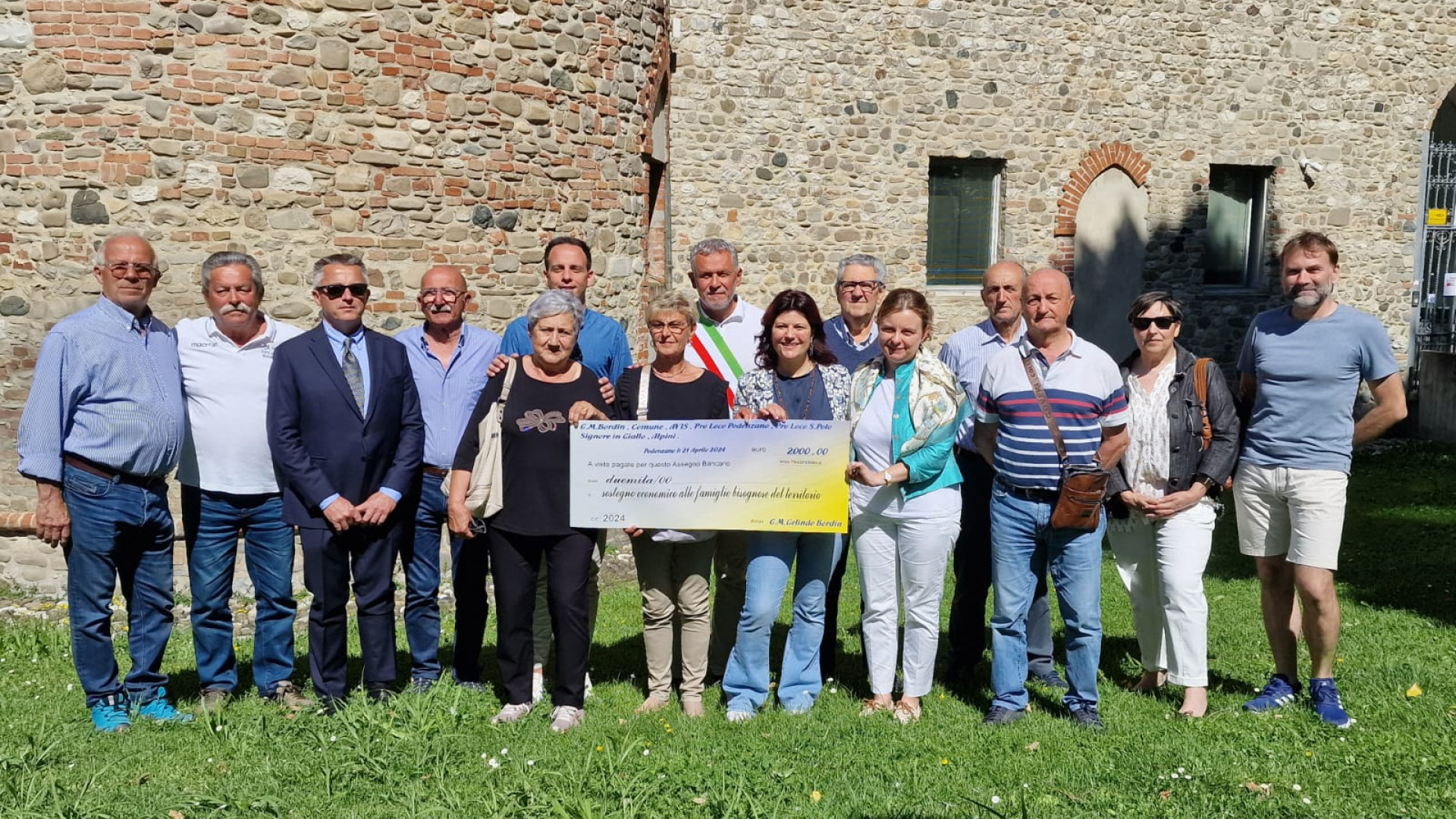 Podenzano, la marcia benefica raccoglie 2mila euro per le famiglie bisognose