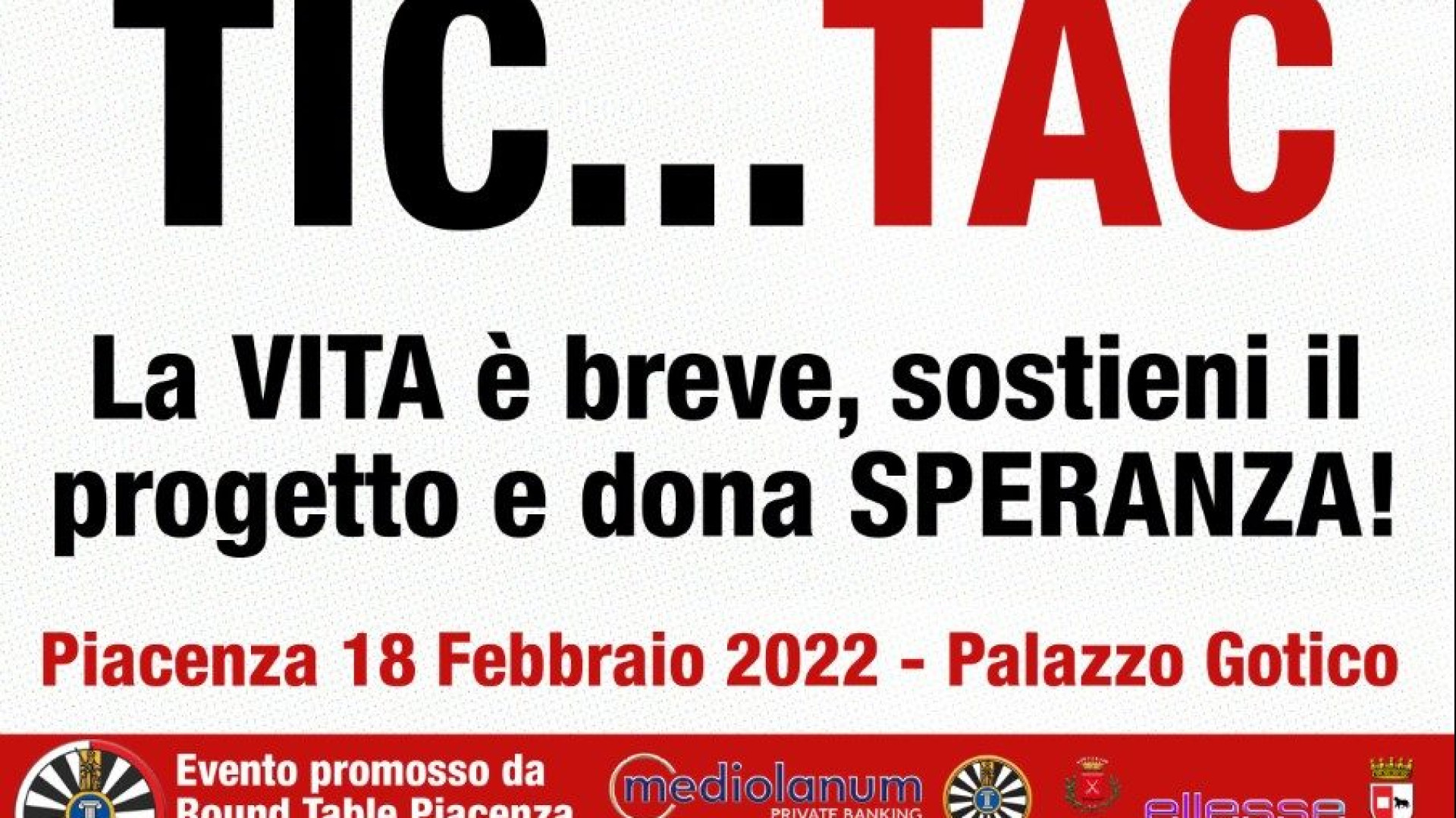 "Dona speranza", cena di gala a Palazzo Gotico per sostenere la Guinea Bissau