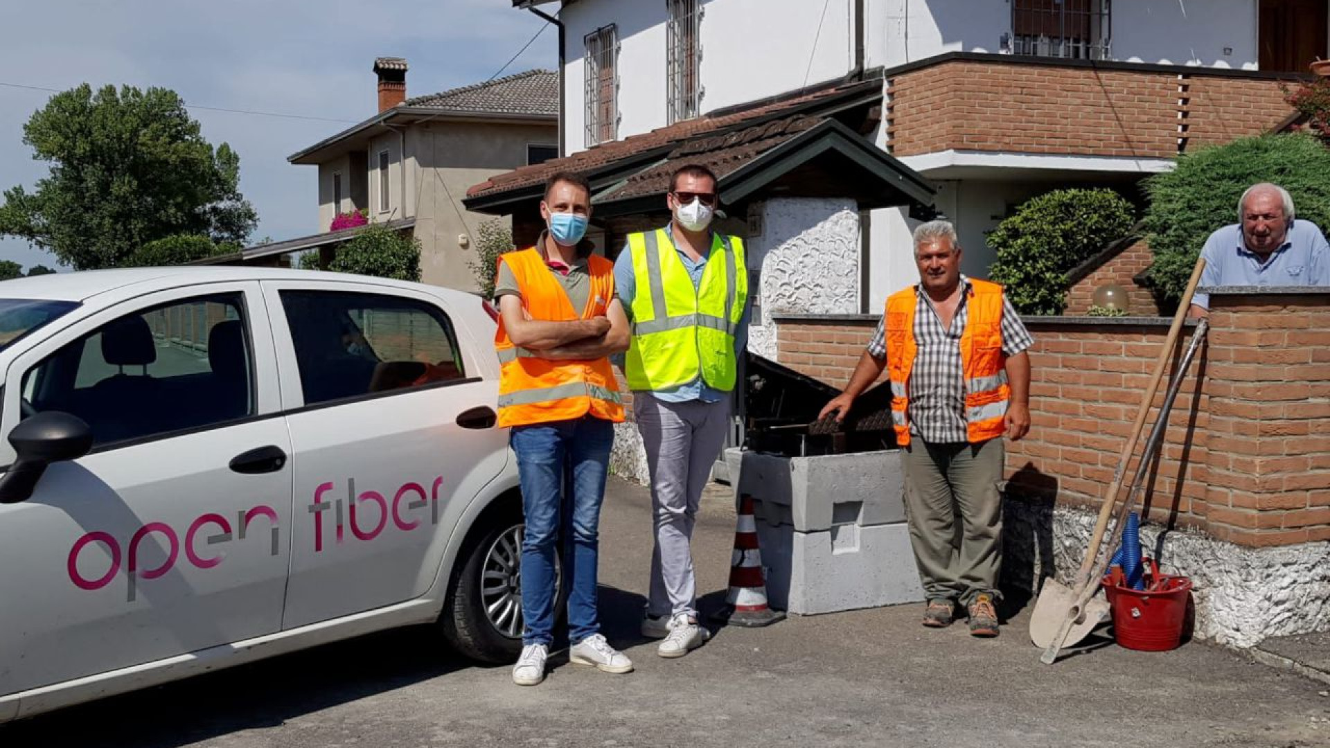 Calendasco, partita la posa della fibra. Lavori fino a ottobre, attivazione nel 2022