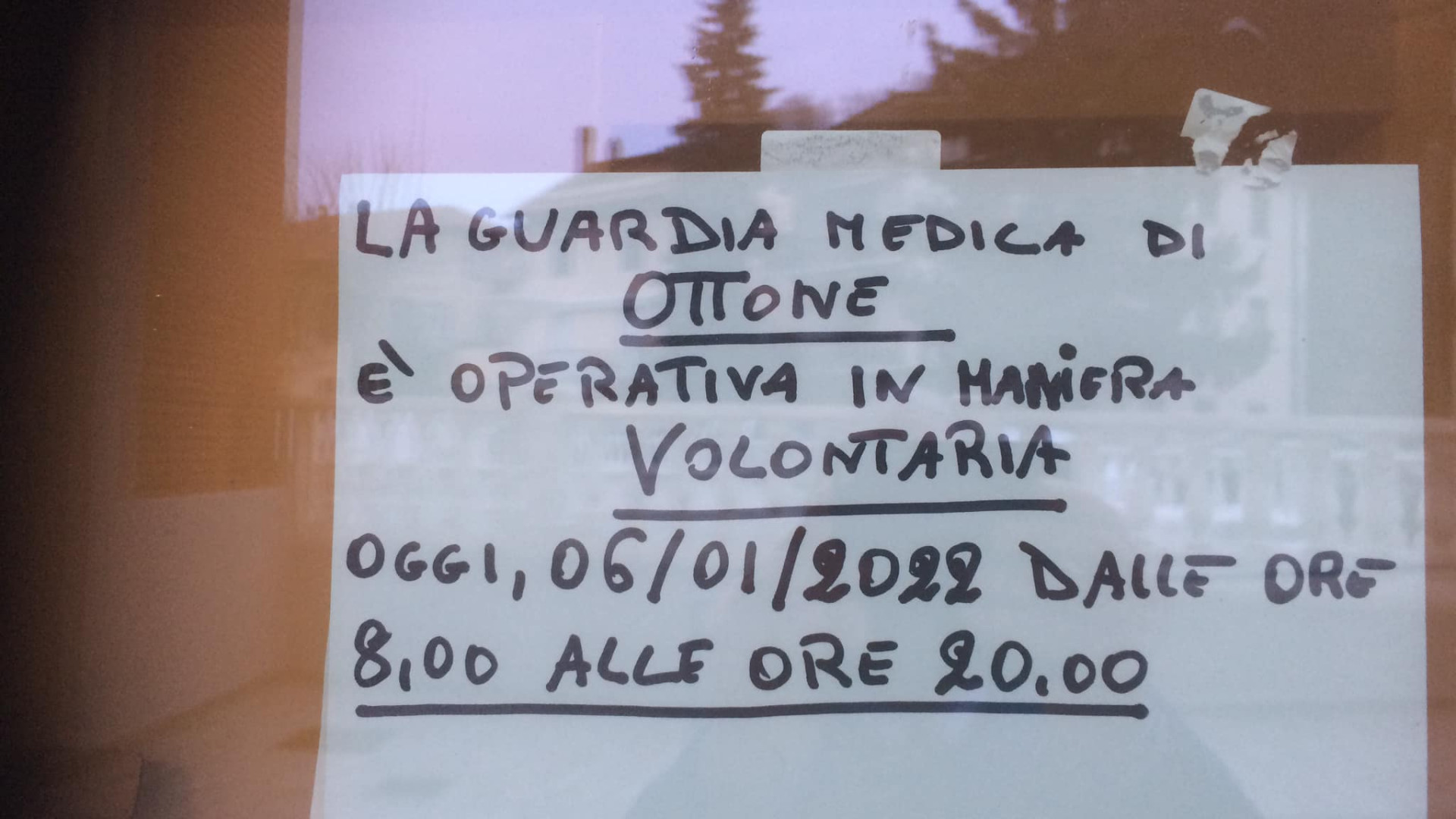 Epifania, sei guardie mediche in servizio nel Piacentino. A Ottone è "volontaria"