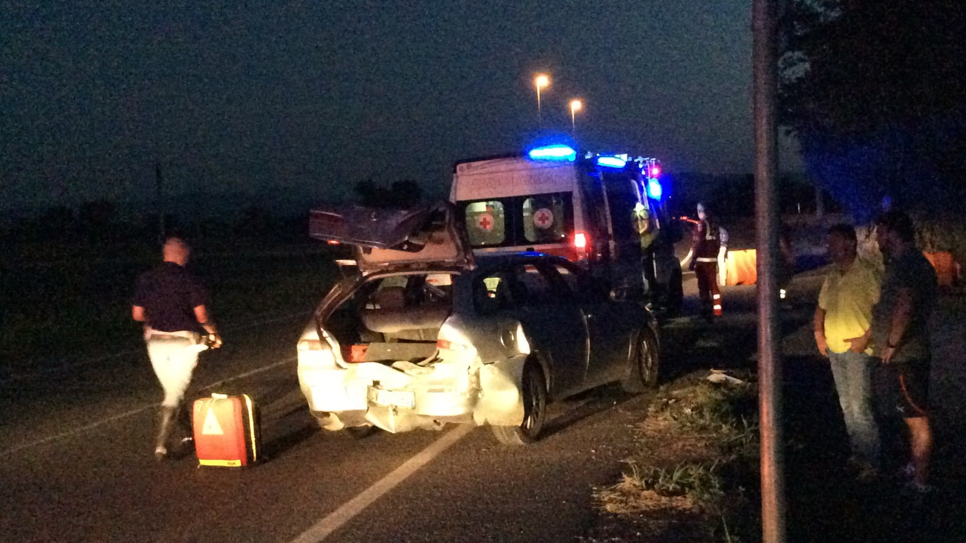 Gossolengo, tamponamento sulla Provinciale: tre feriti al pronto soccorso