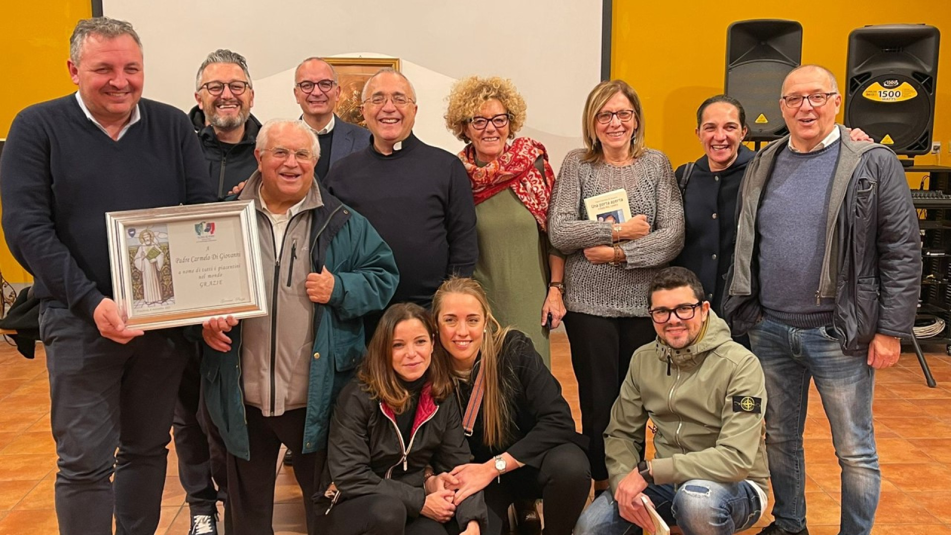 Padre Carmelo, guida degli italiani a Londra premiato da "Piacenza nel mondo"