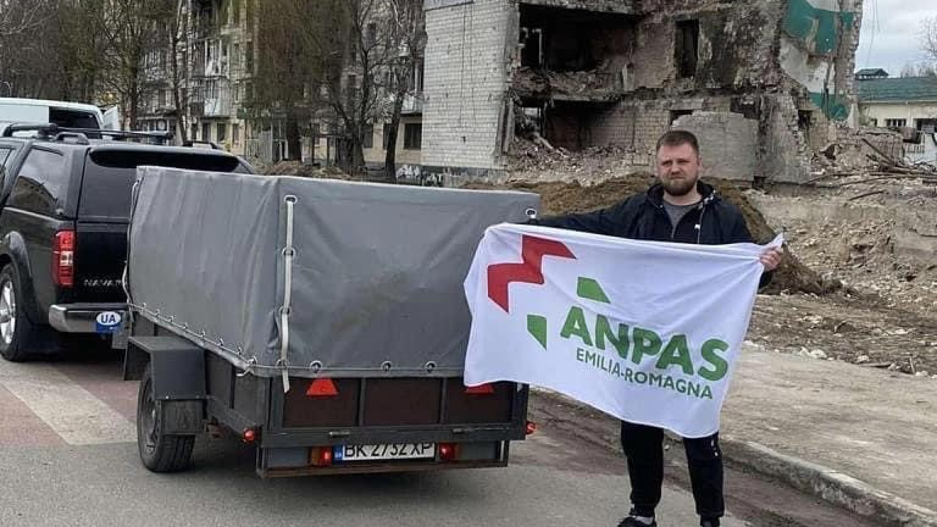 Da Piacenza aiuti umanitari a Borodyanka, città distrutta dai missili russi