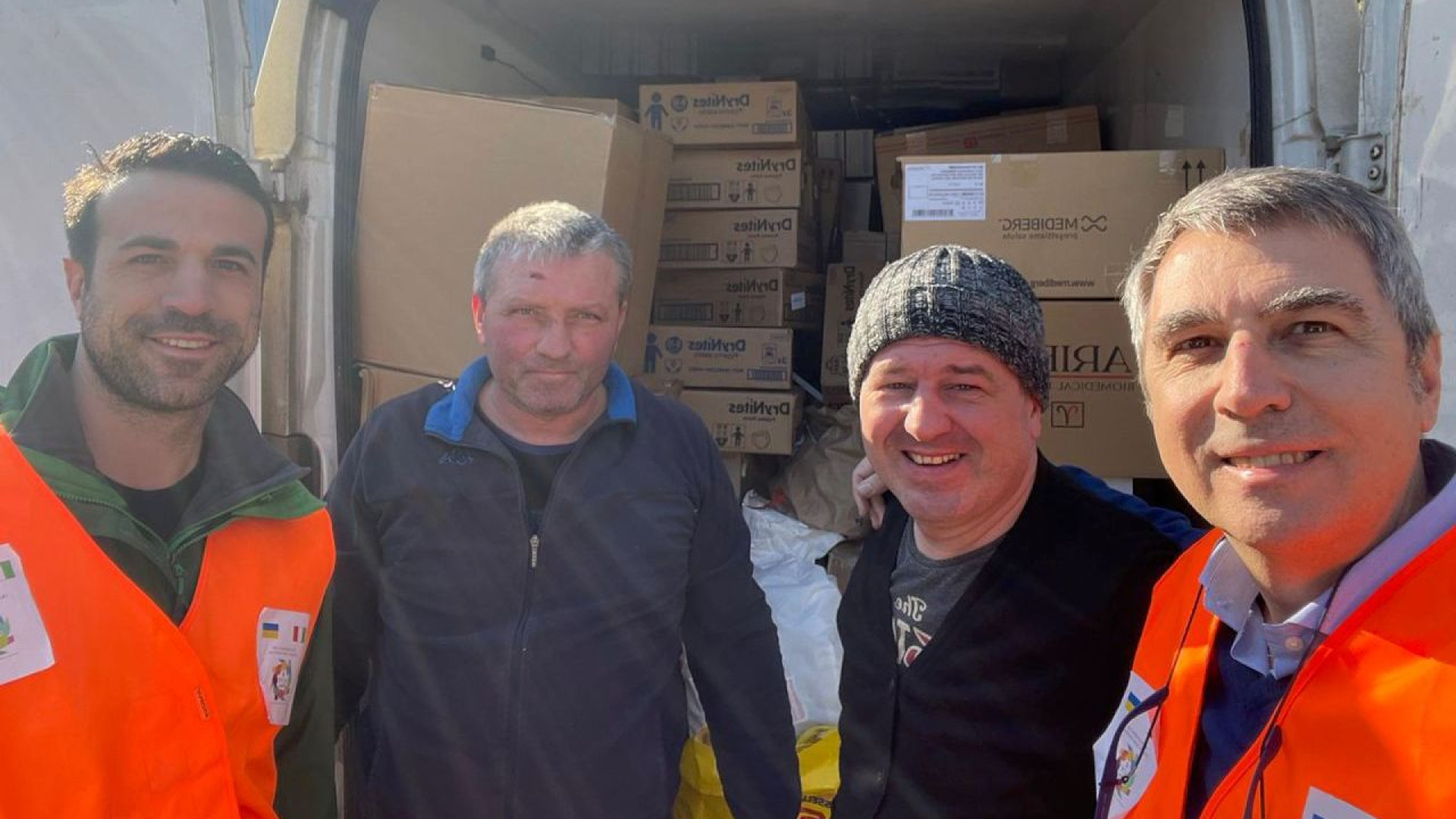 Ucraina, arrivati a destinazione i medicinali con i medici Stabile e Lago