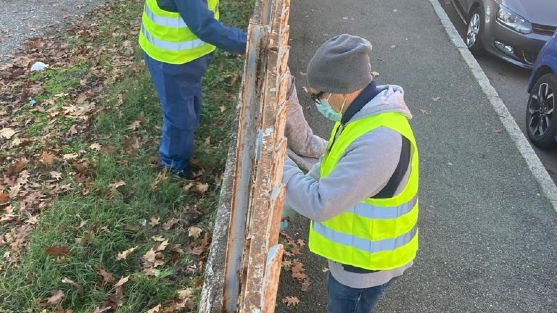 Pietro e Diana, volontari con il baratto amministrativo: "La recinzione sarà più bella"