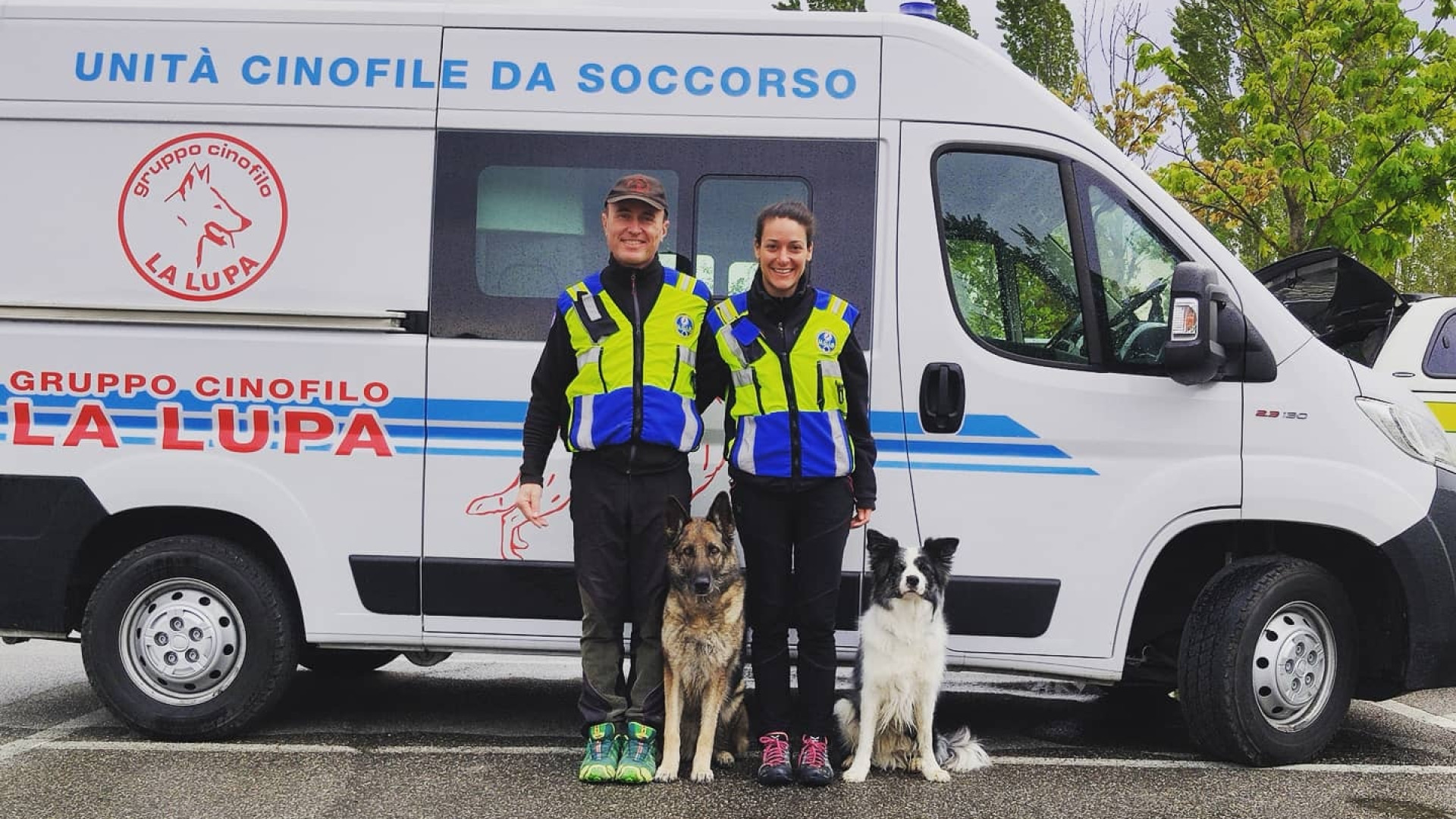 Soccorso tra le macerie, il gruppo cinofilo "La Lupa" entra nel team nazionale