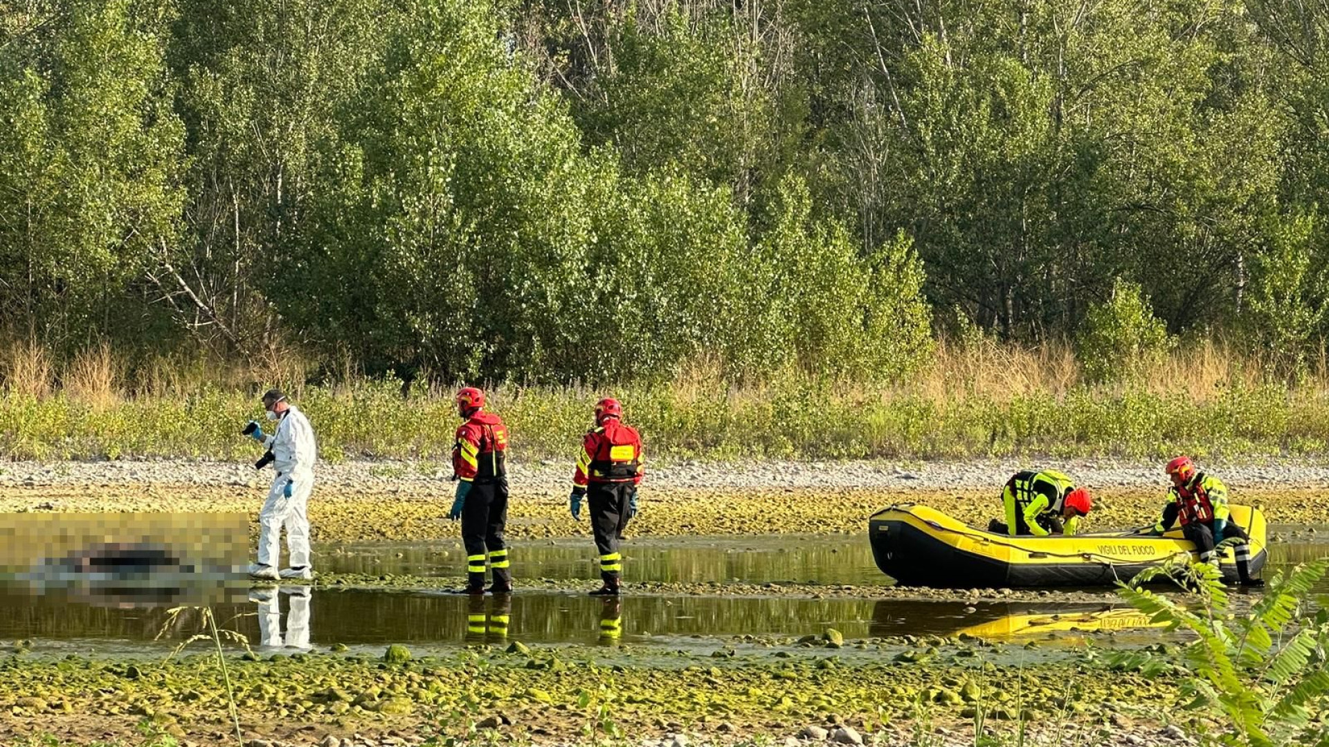 Corpo senza vita nel Trebbia, è di un uomo di circa 50 anni. Nessun segno di violenza