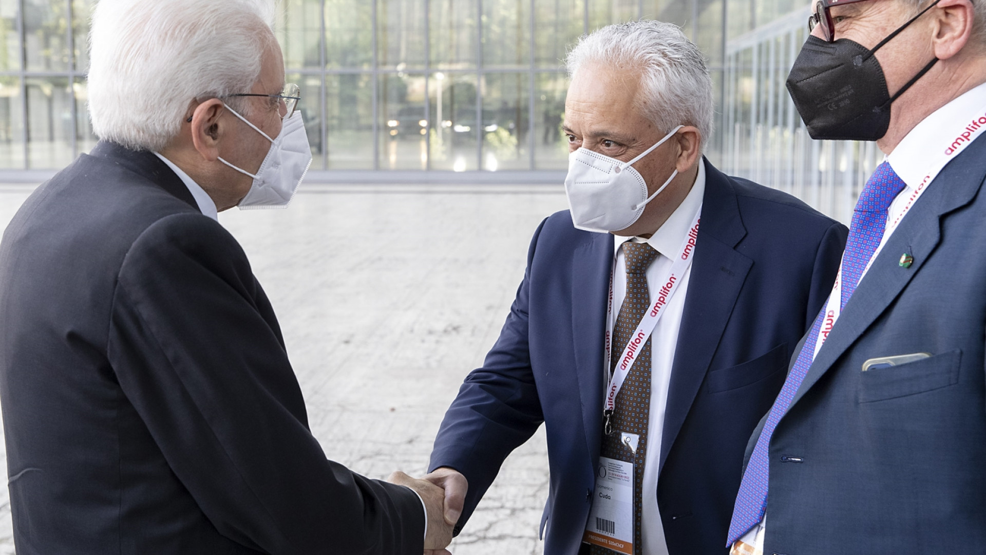Congresso nazionale medici, Cuda accoglie il presidente della Repubblica Mattarella