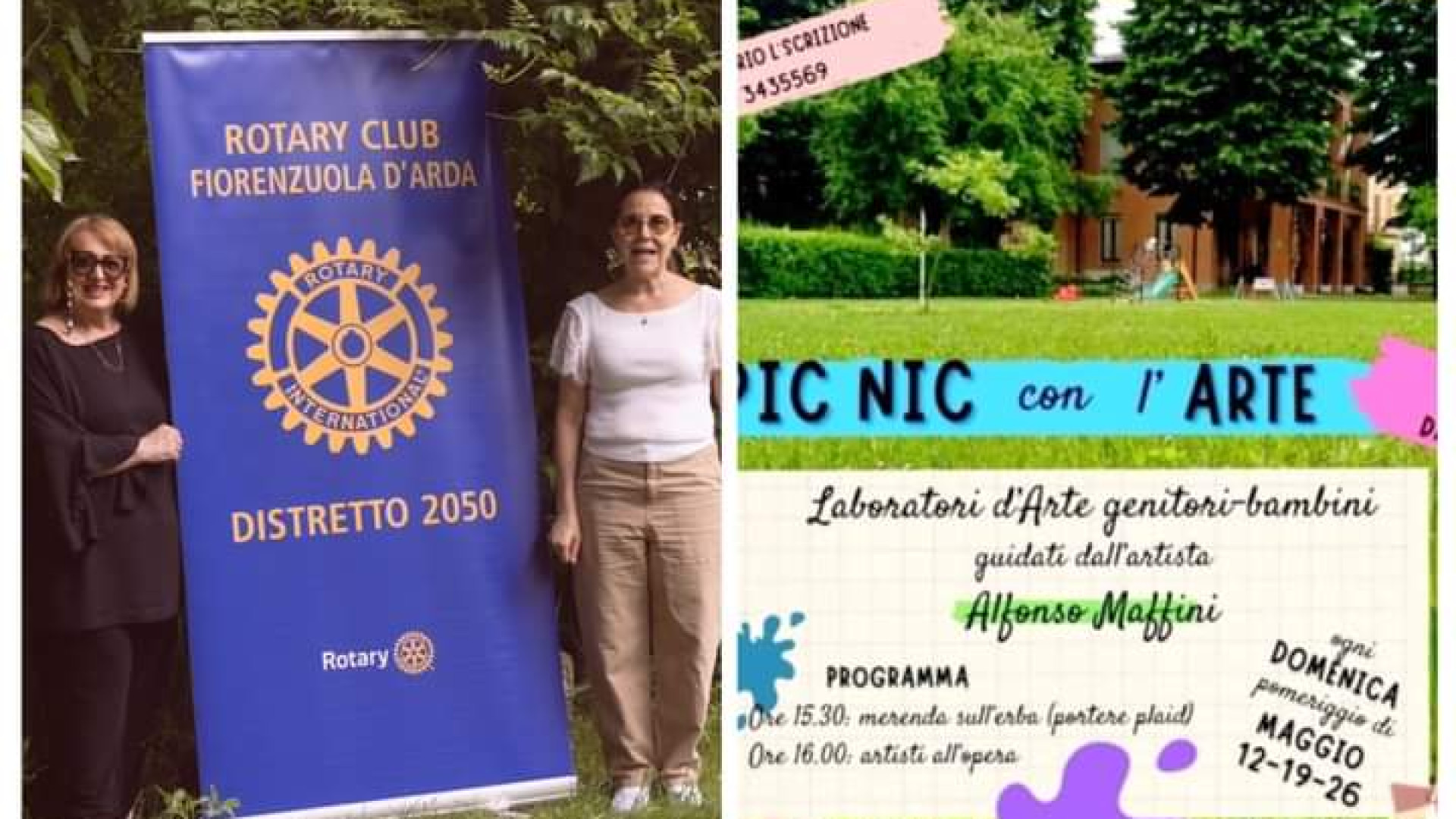 A Fiorenzuola “Picnic con l'Arte”: Dalì, Pollok e l'espressione su tela