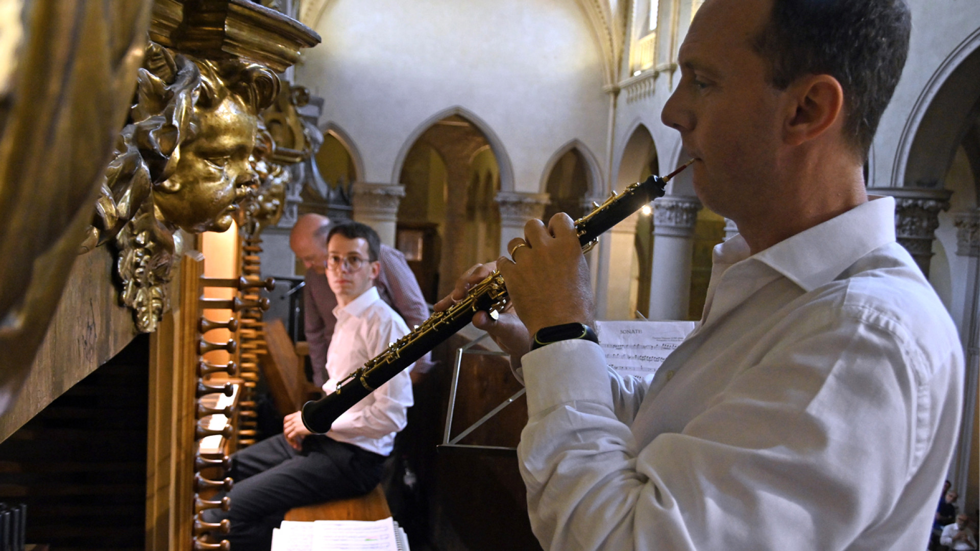 La musica del duo Diapason per i vent'anni dell'organo Giani in Sant'Antonino