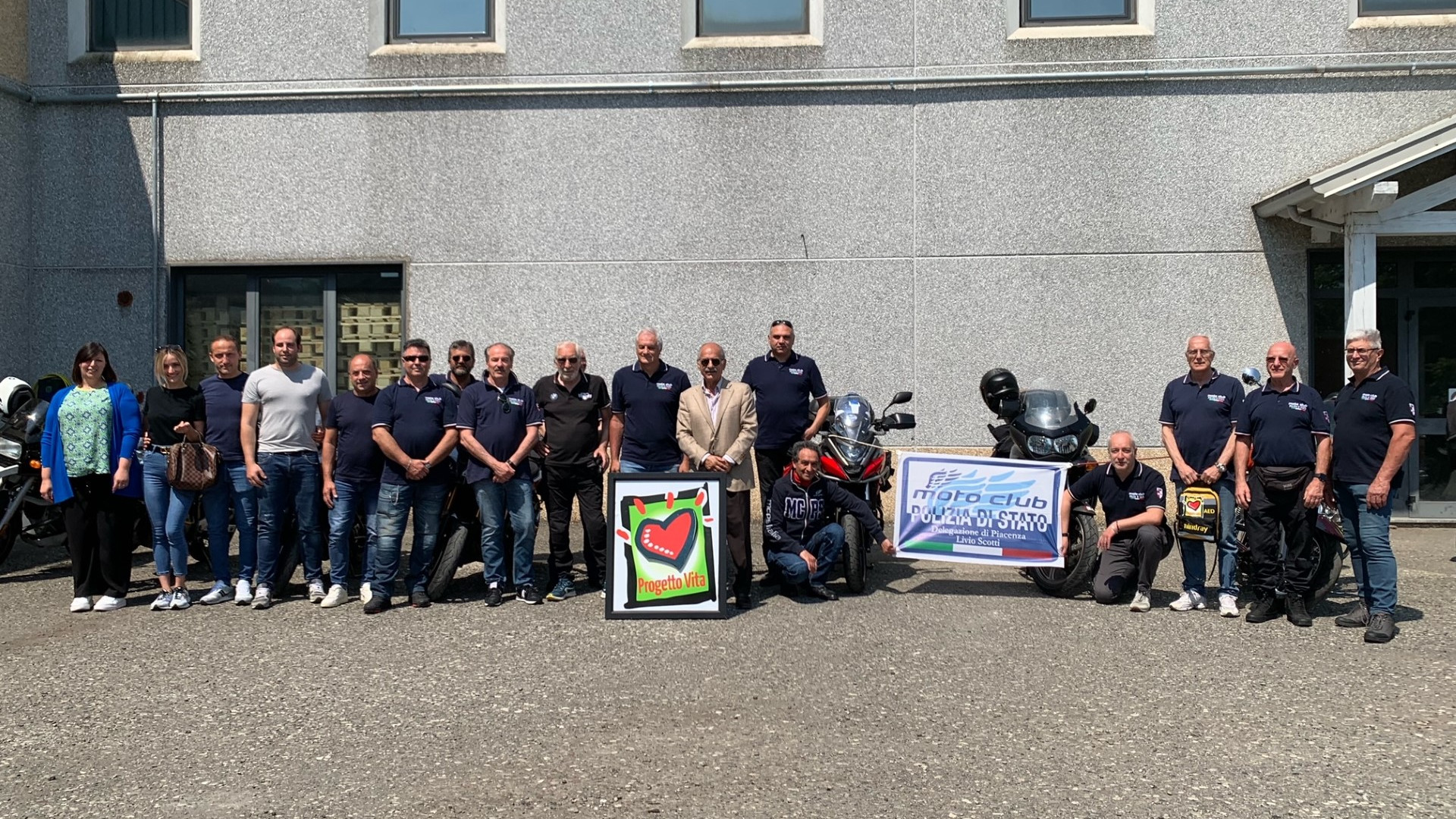 "Quello della polizia di Stato di Piacenza è il primo Moto Club cardioprotetto in Italia"