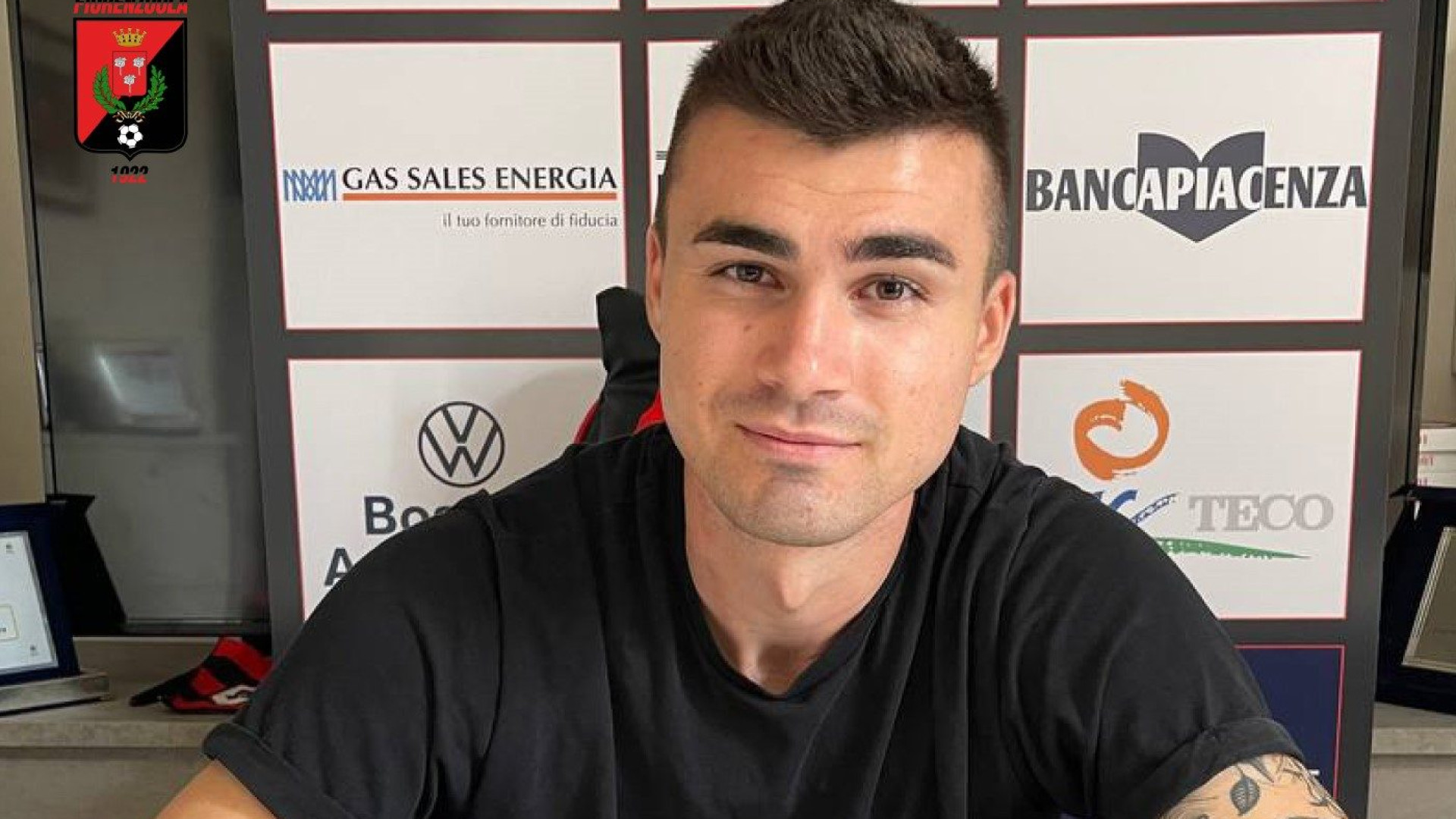 Rinnovo in casa Fiorenzuola, il difensore Simone Potop rossonero fino al 2025