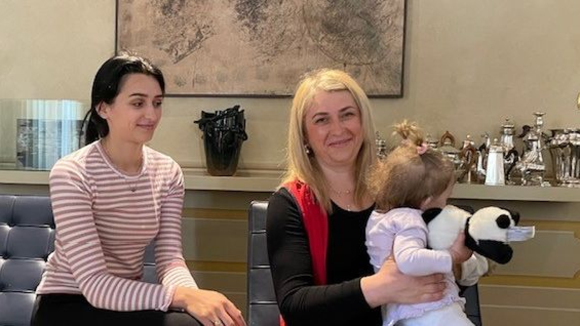 Da Leopoli a Piacenza con la figlia di un anno. "Grazie per l'accoglienza"