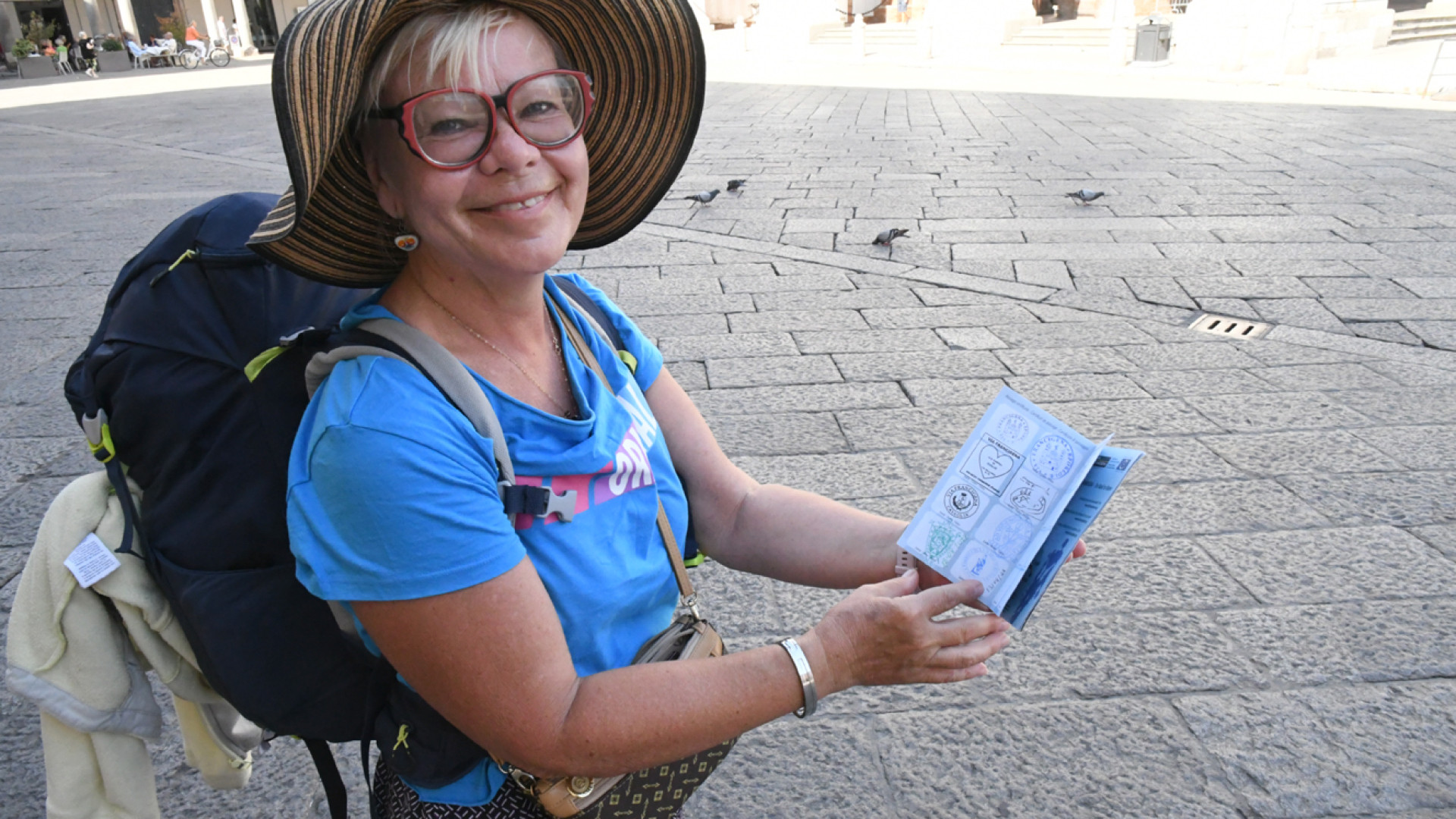 "Il mio Ferragosto sulla via Francigena": la pellegrina Olga attraversa Piacenza