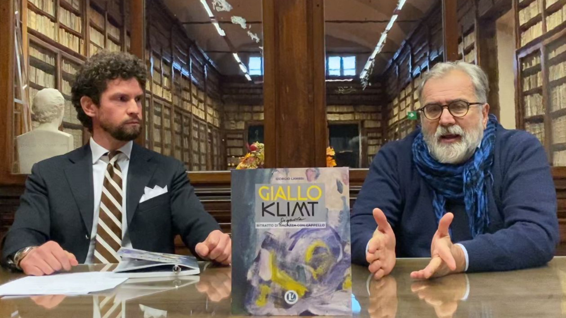 Il libro "Giallo Klimt" di Giorgio Lambri presentato alla Passerini Landi