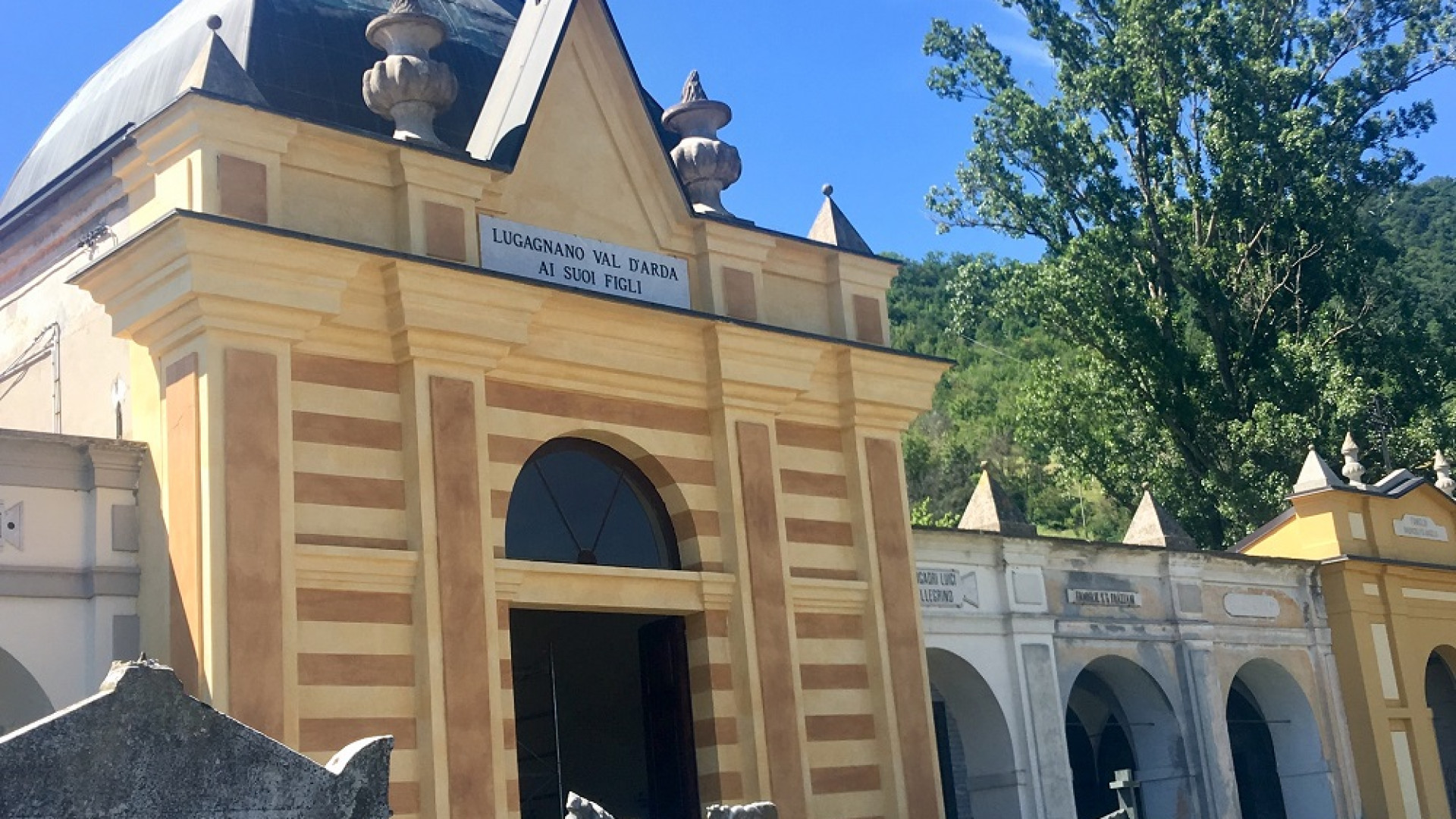 Conclusi i lavori al "Pantheon di Lugagnano": pronta la cappella centrale