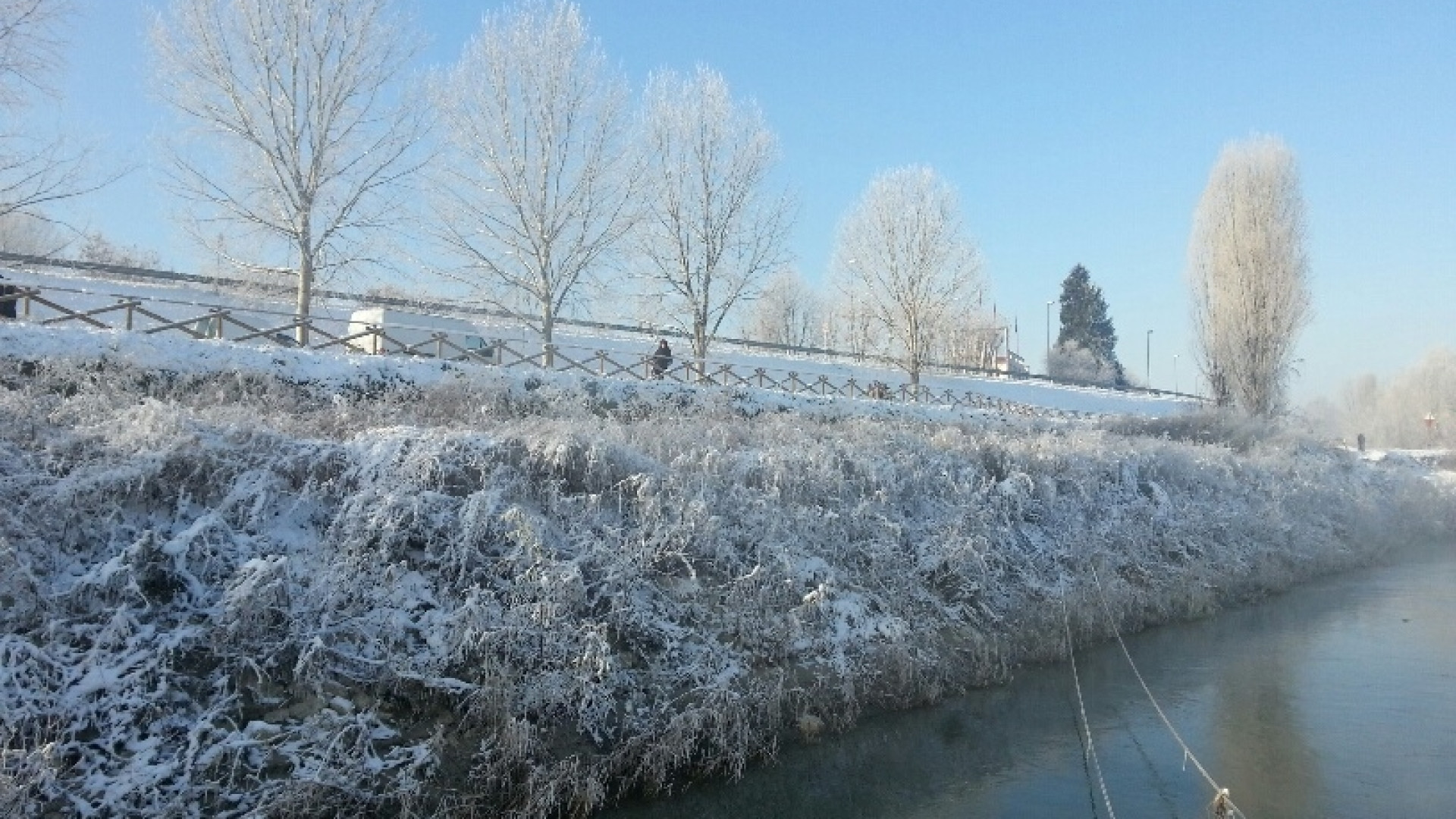 Capodanno "ghiacciato": serata all'insegna del freddo e gelo
