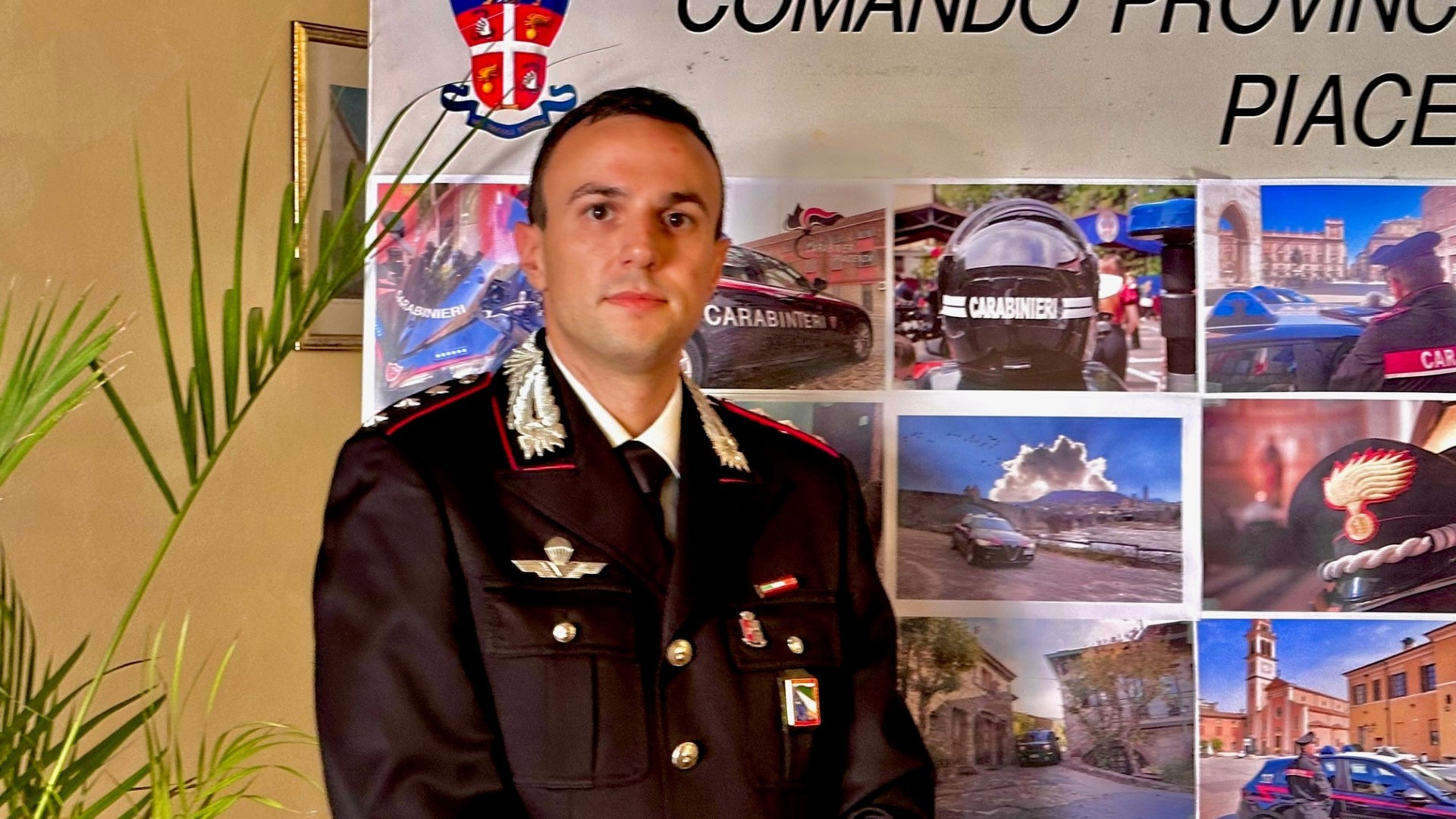 Compagnia carabinieri di Piacenza. Il Capitano Tanzilli è il nuovo comandante
