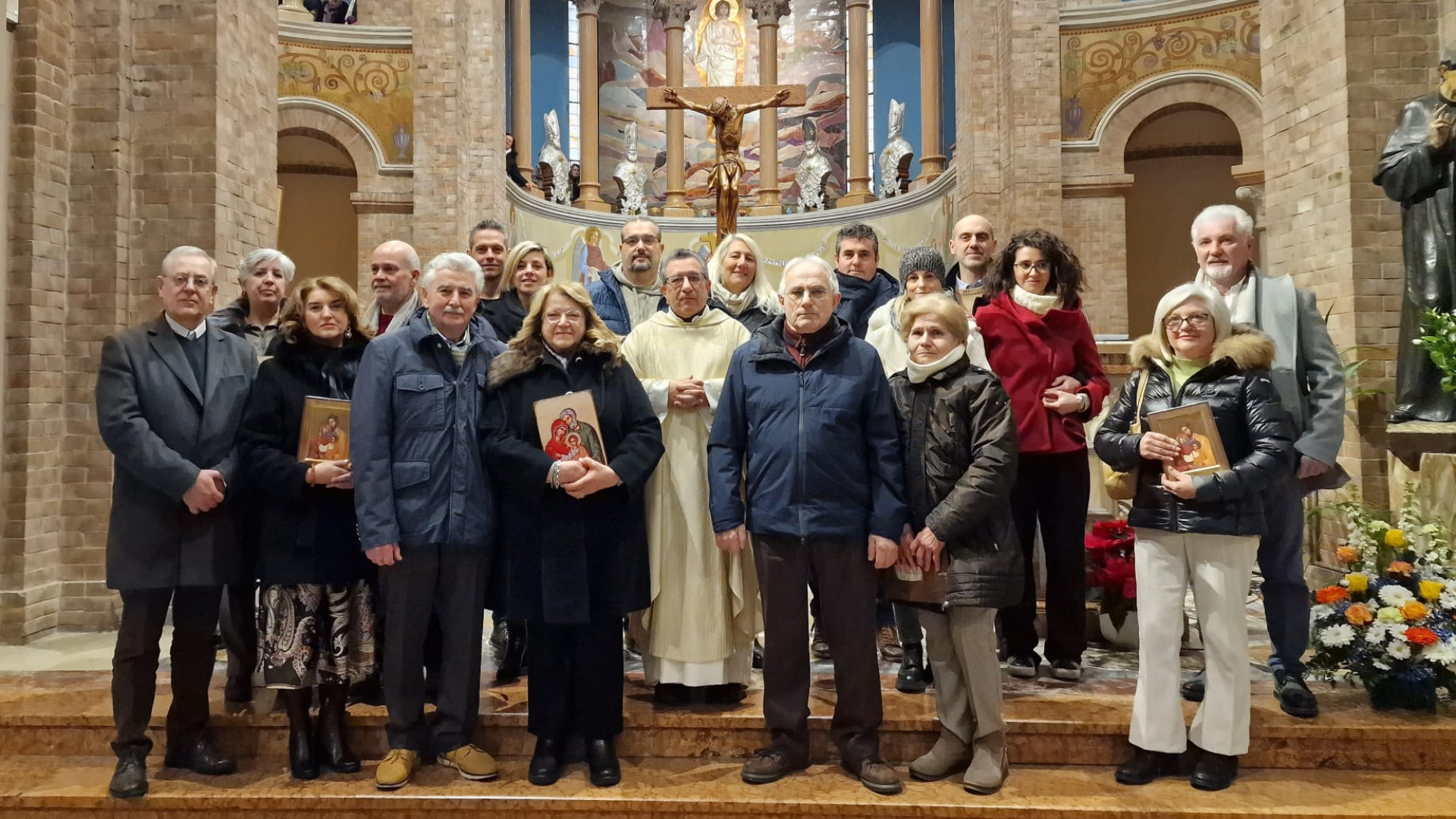 A Podenzano doppia festa per il patrono e le famiglie, coppie rinnovano promesse