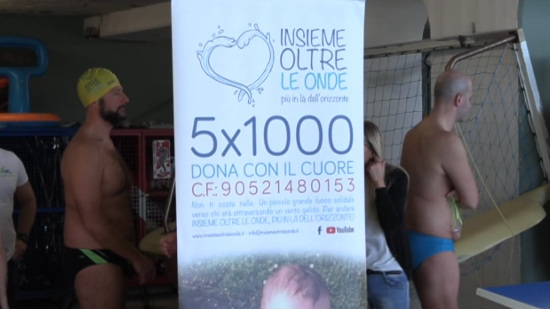 Staffetta solidale di nuoto al Polisportivo per sostenere "Insieme oltre le onde"