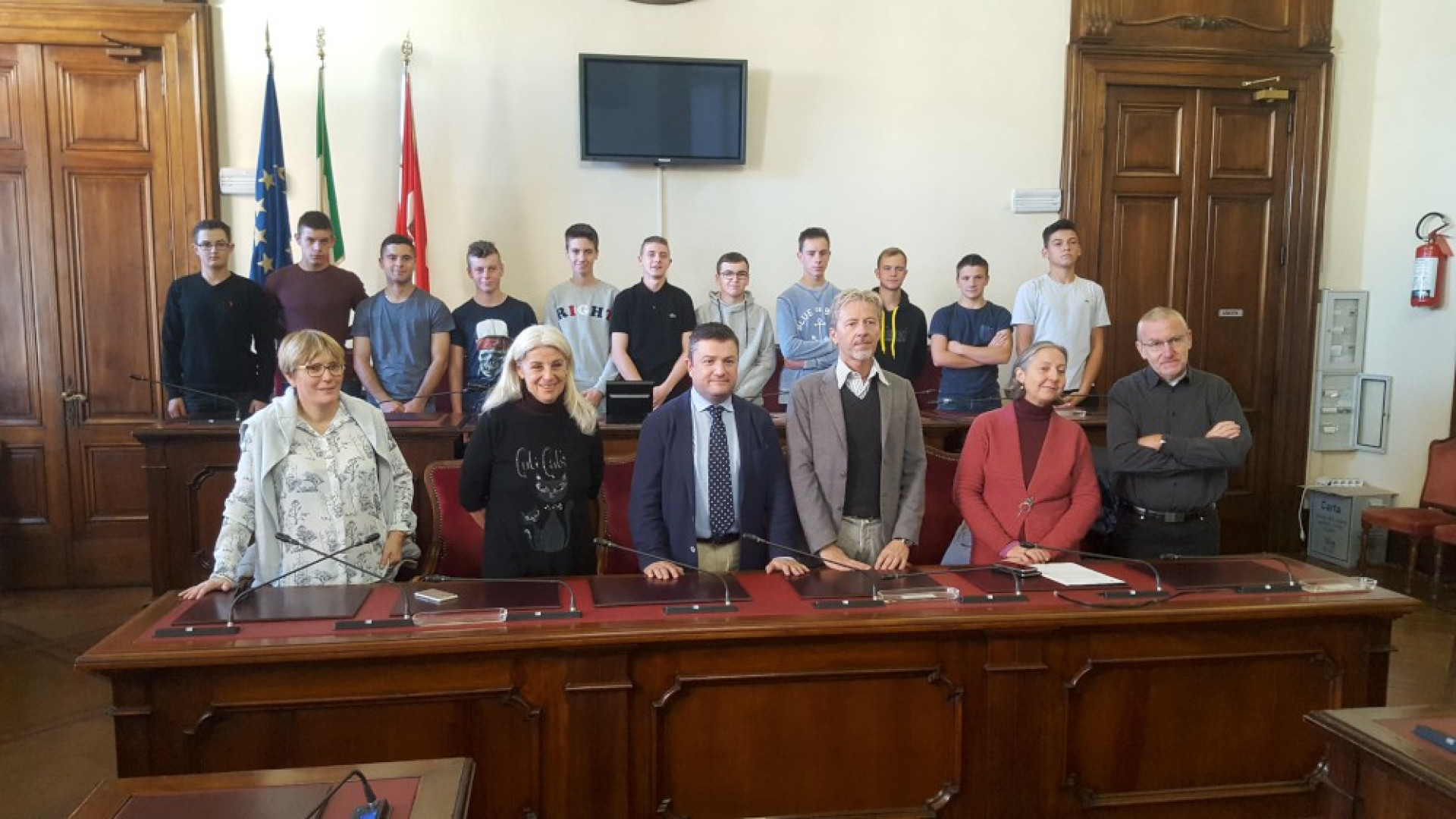 Tecniche a confronto, apprendisti francesi ospiti della scuola edile Piacenza