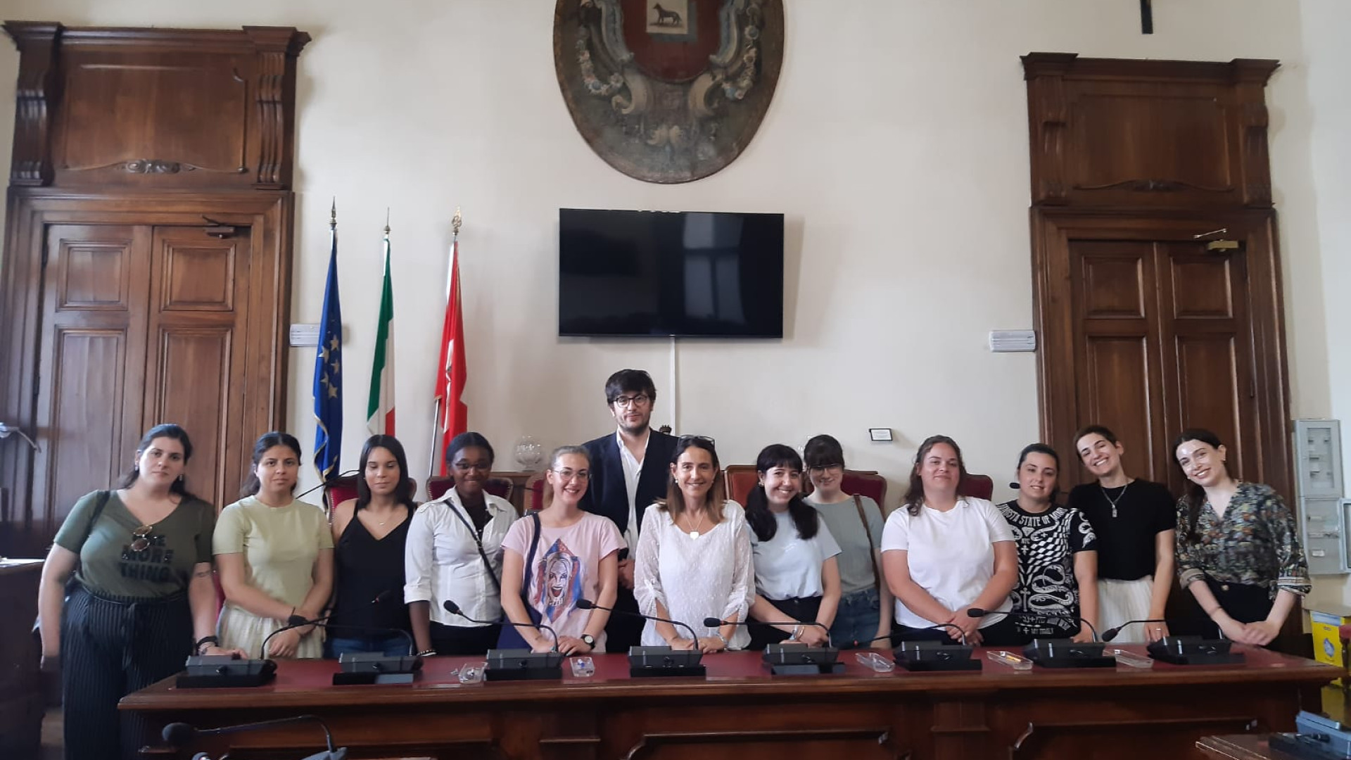In municipio le 11 nuove volontarie del servizio civile per il comune di Piacenza
