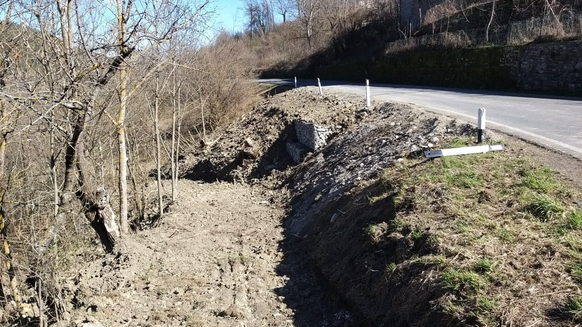 Aveva ceduto a causa di una frana: "rinforzata" la Provinciale 34 di Pecorara